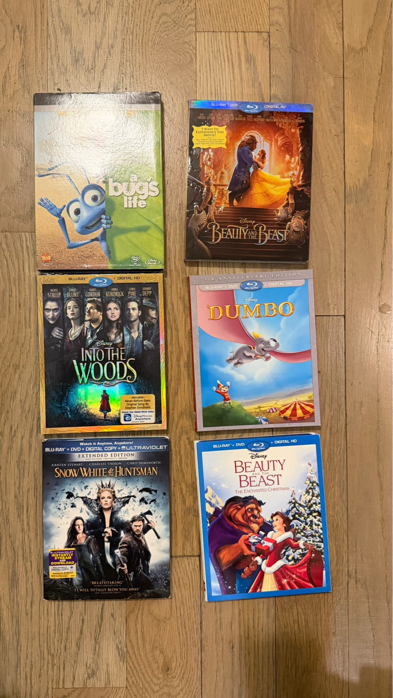 Disney Blu-Ray DVDs