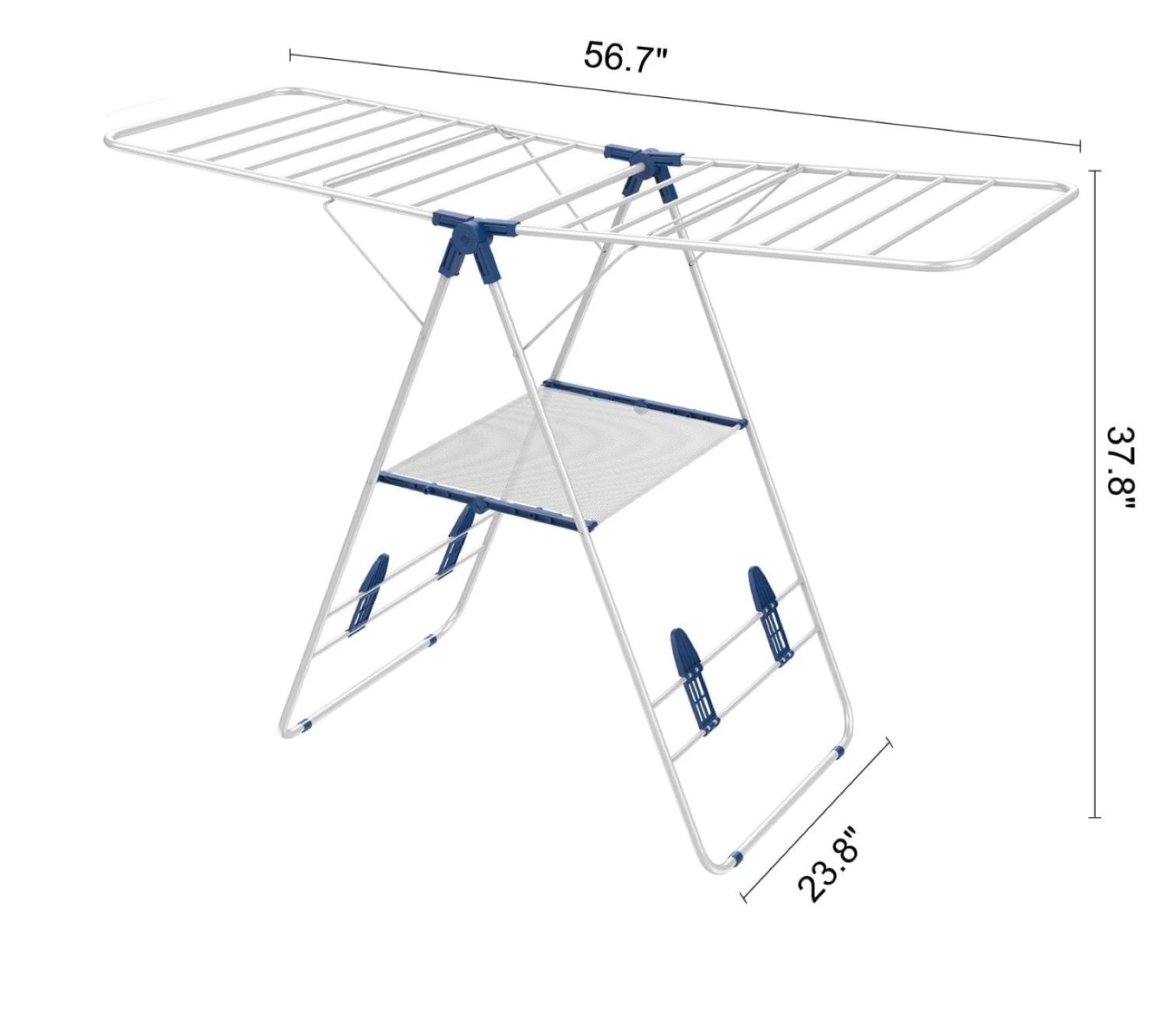 White Foldable Drying Rack - photo 2
