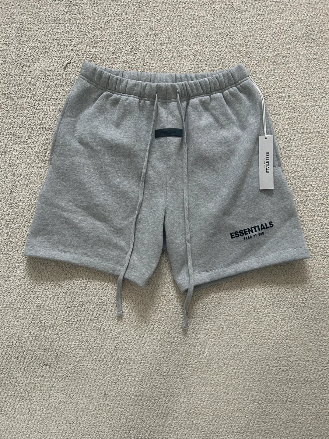Essentials Grey Sweat Shorts Size S