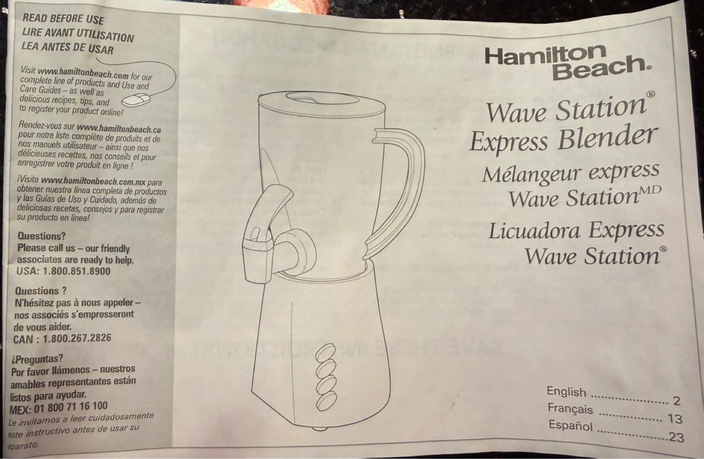 Hamilton Beach Wave Station Express Dispensing Blender - photo 5