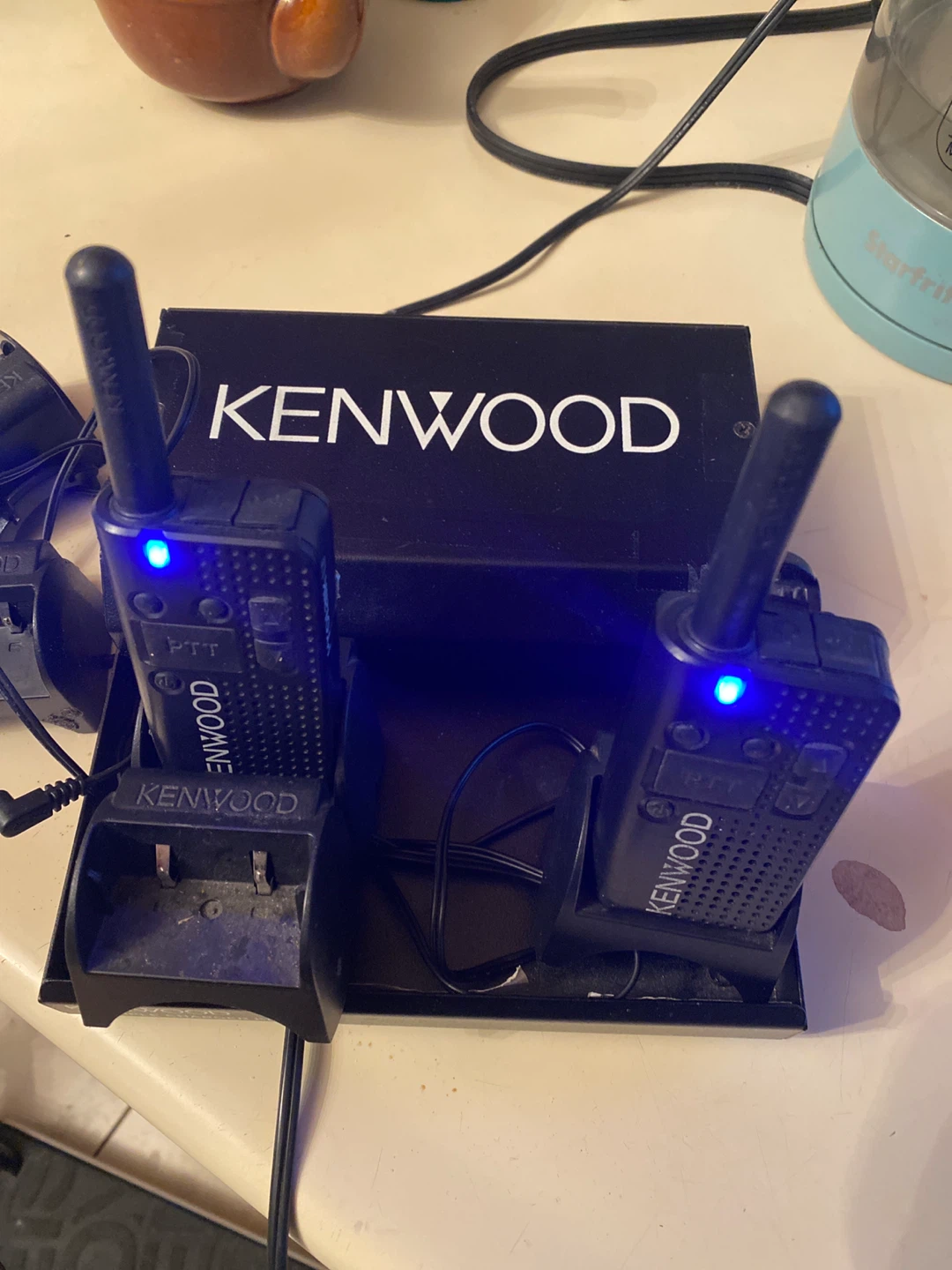 Kenwood 2-Way Radio Charger with 2 Radios