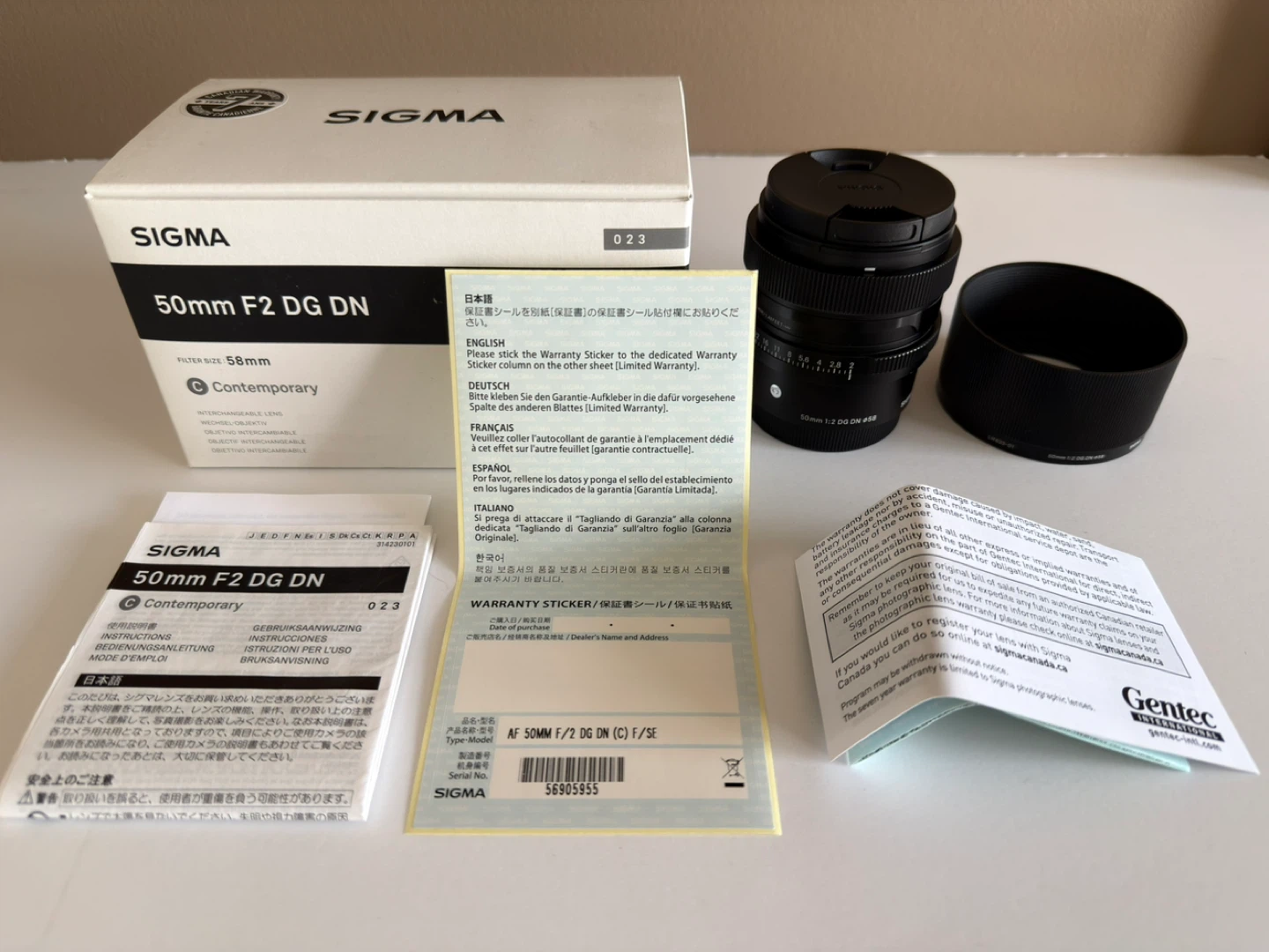 LNIB: Sigma 50mm F2 DG DN C Lens for Sony E-mount - photo 2