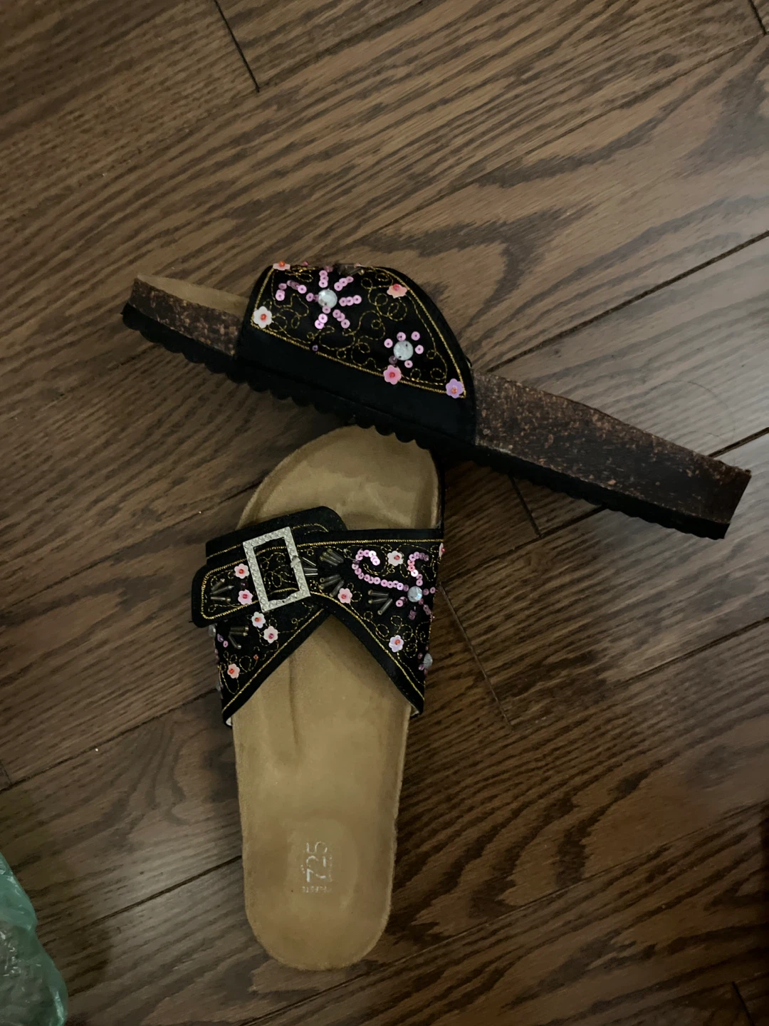 Embellished Slide Sandals - photo 2
