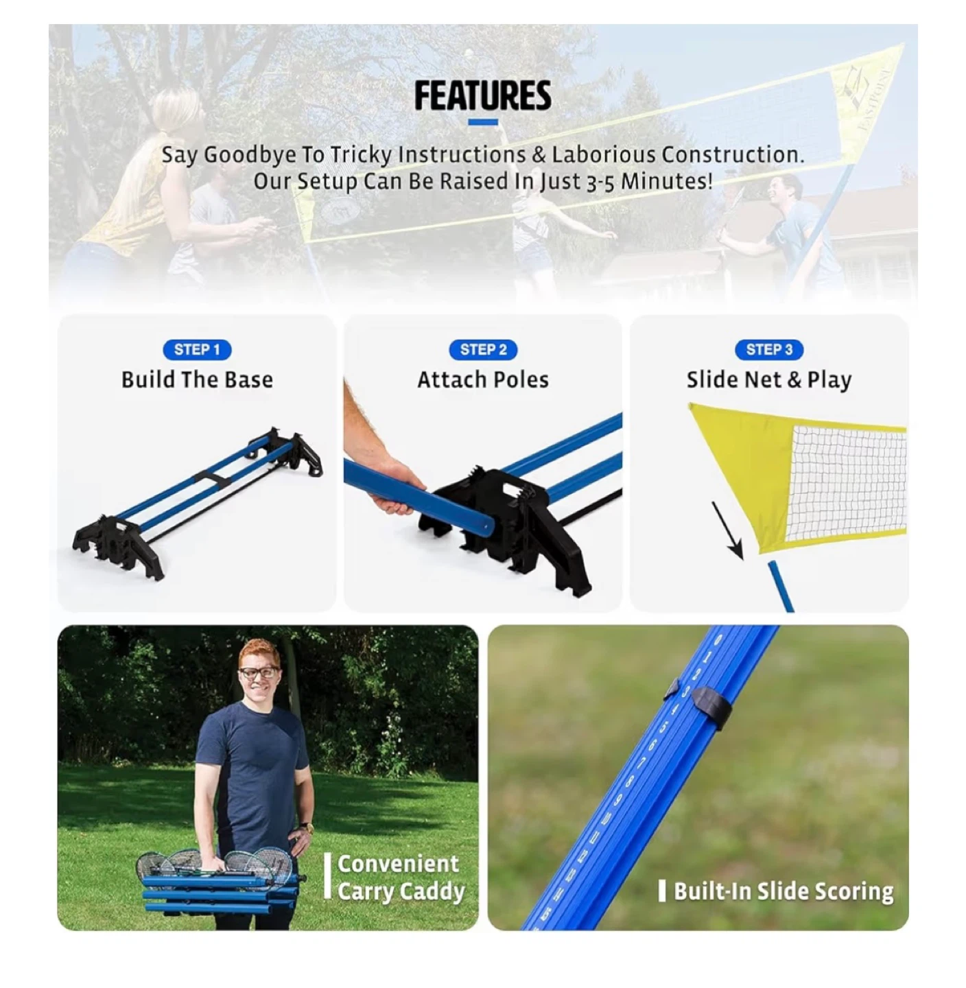 Portable Badminton Set - photo 3