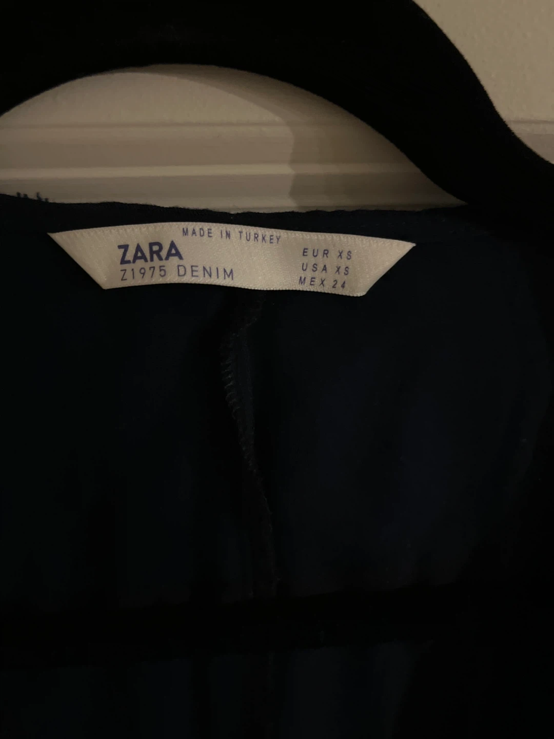 ZARA Jumpsuit XS Navy Blue - photo 2