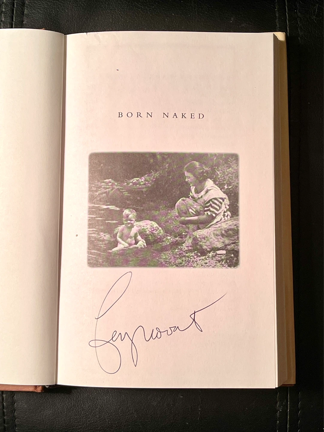 🌱SIGNED Born Naked by Farley Mowat Book - photo 2