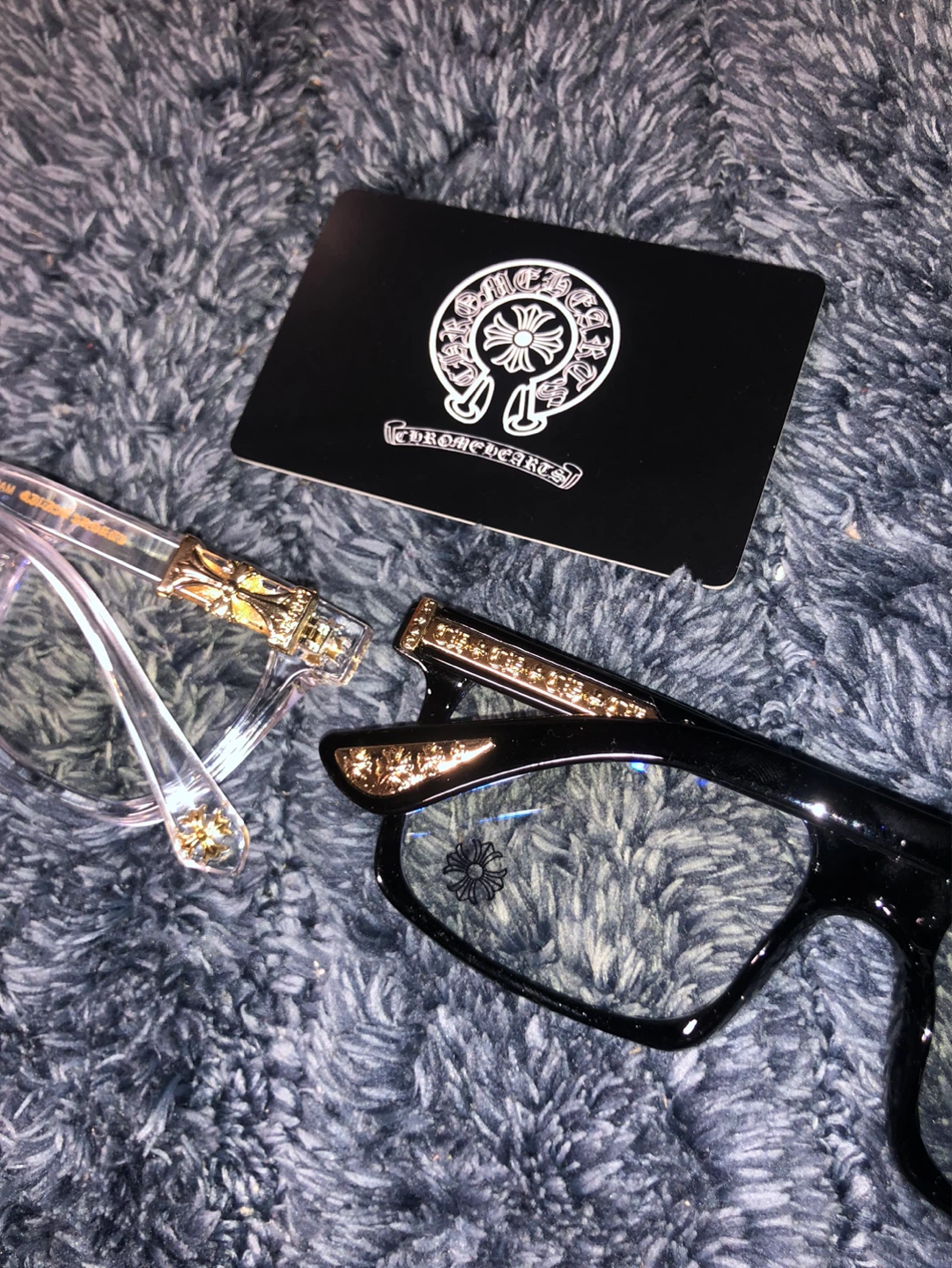 CHROME HEARTS GLASSES (black and clear) - photo 2