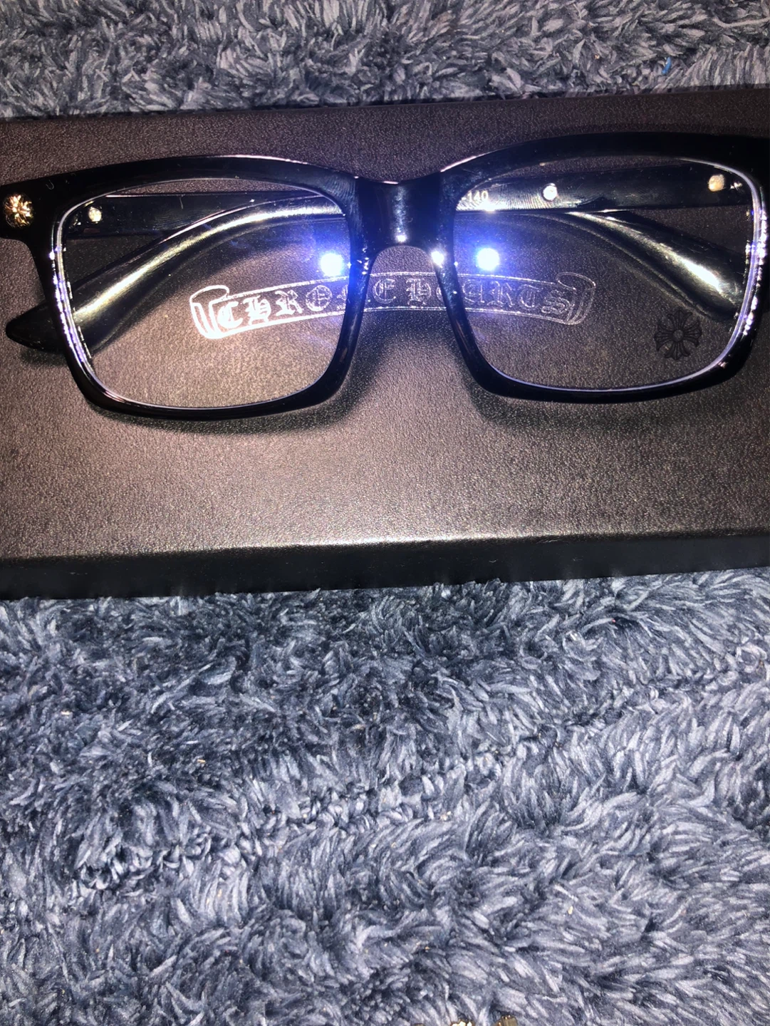CHROME HEARTS GLASSES (black and clear) - photo 4