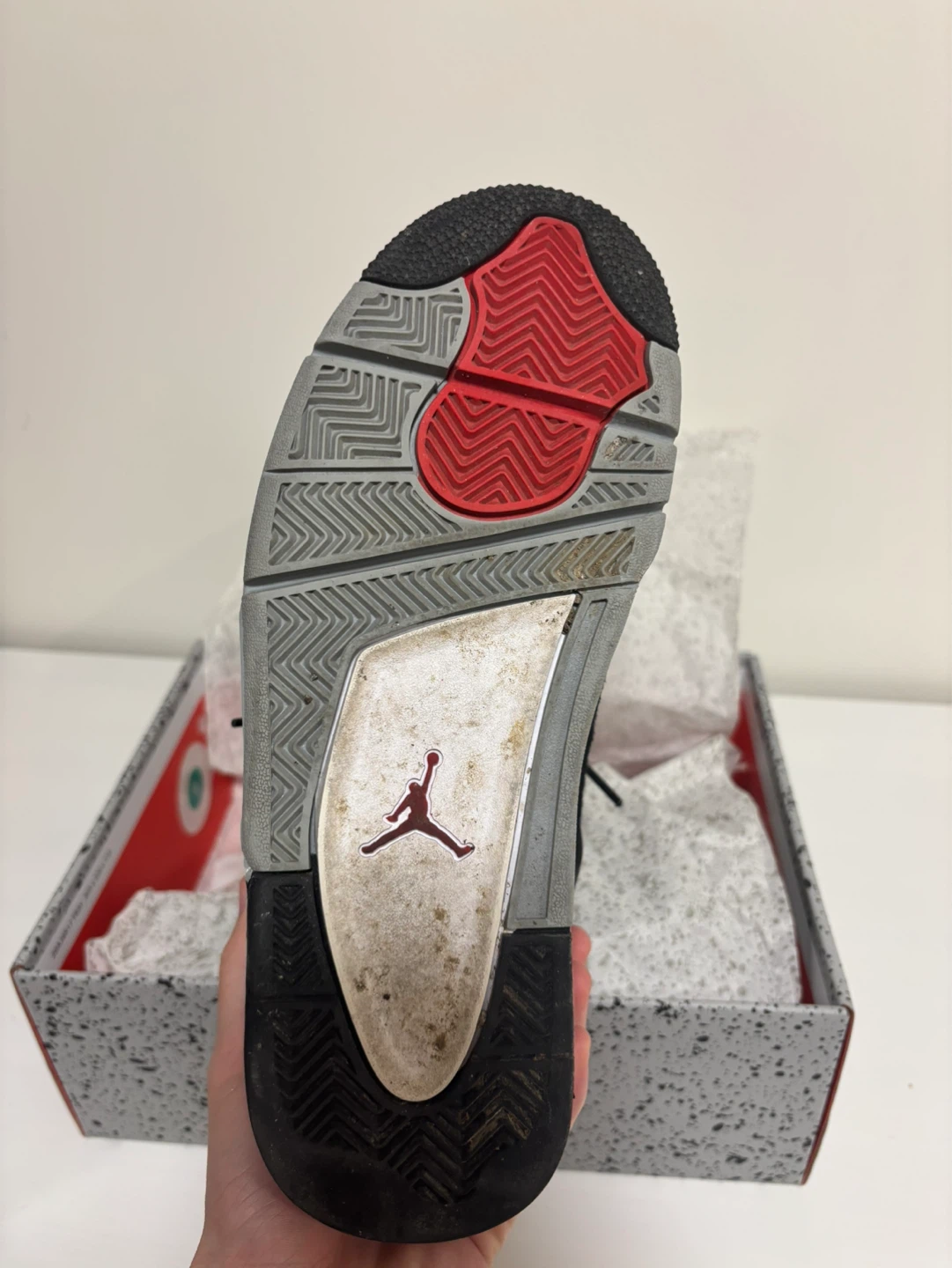 Air Jordan 4 Retro SE (GS) Black Steel Grey White - photo 5