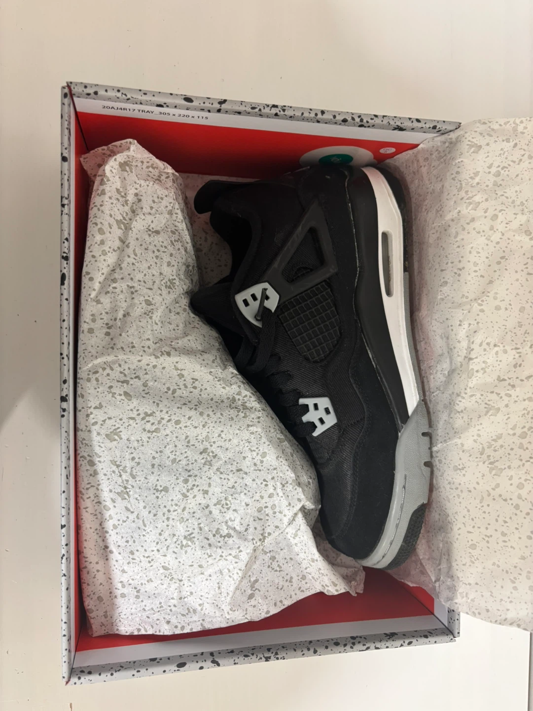 Air Jordan 4 Retro SE (GS) Black Steel Grey White - photo 3