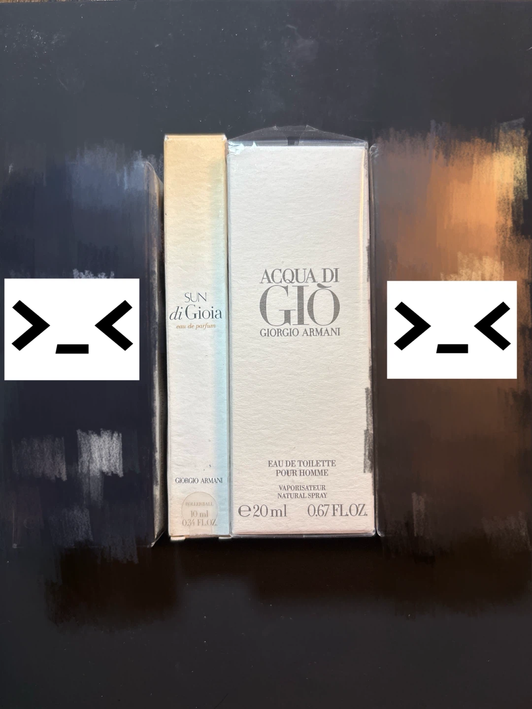 Giorgio Armani Acqua di Gio and Sun di Gioia Perfume Set