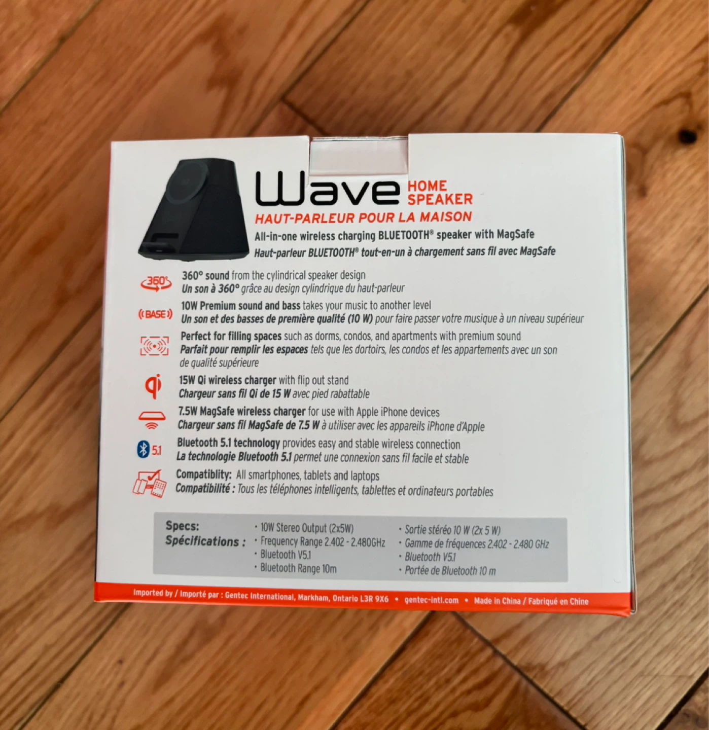 iQ Wave Bluetooth Home Speaker + MagSafe Wireless Charger - photo 3