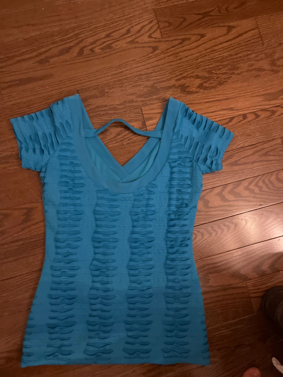Frank Lyman Design Blue Dress with Belt - photo 2