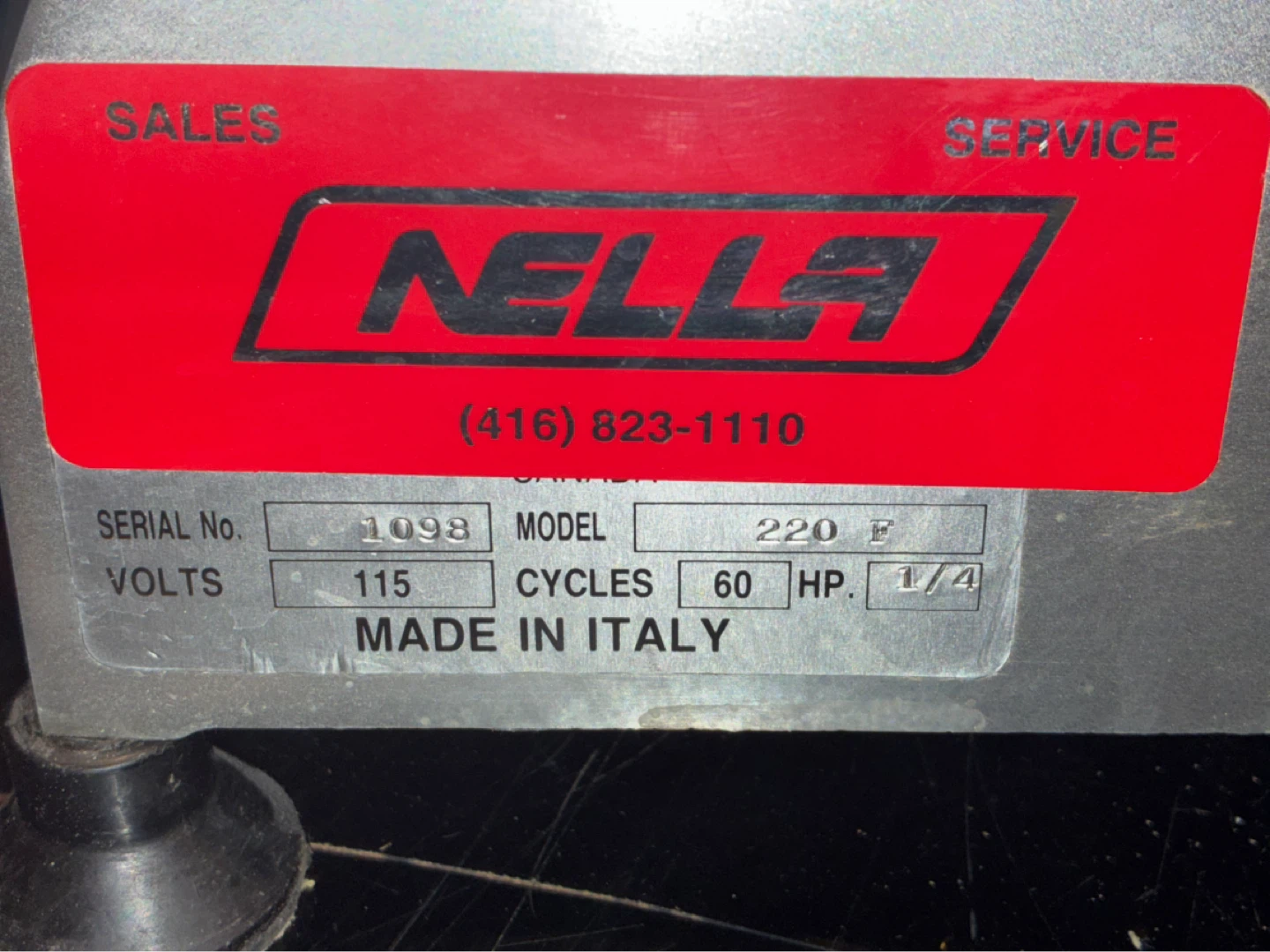 Nella Model 220 F Meat Slicer - photo 3