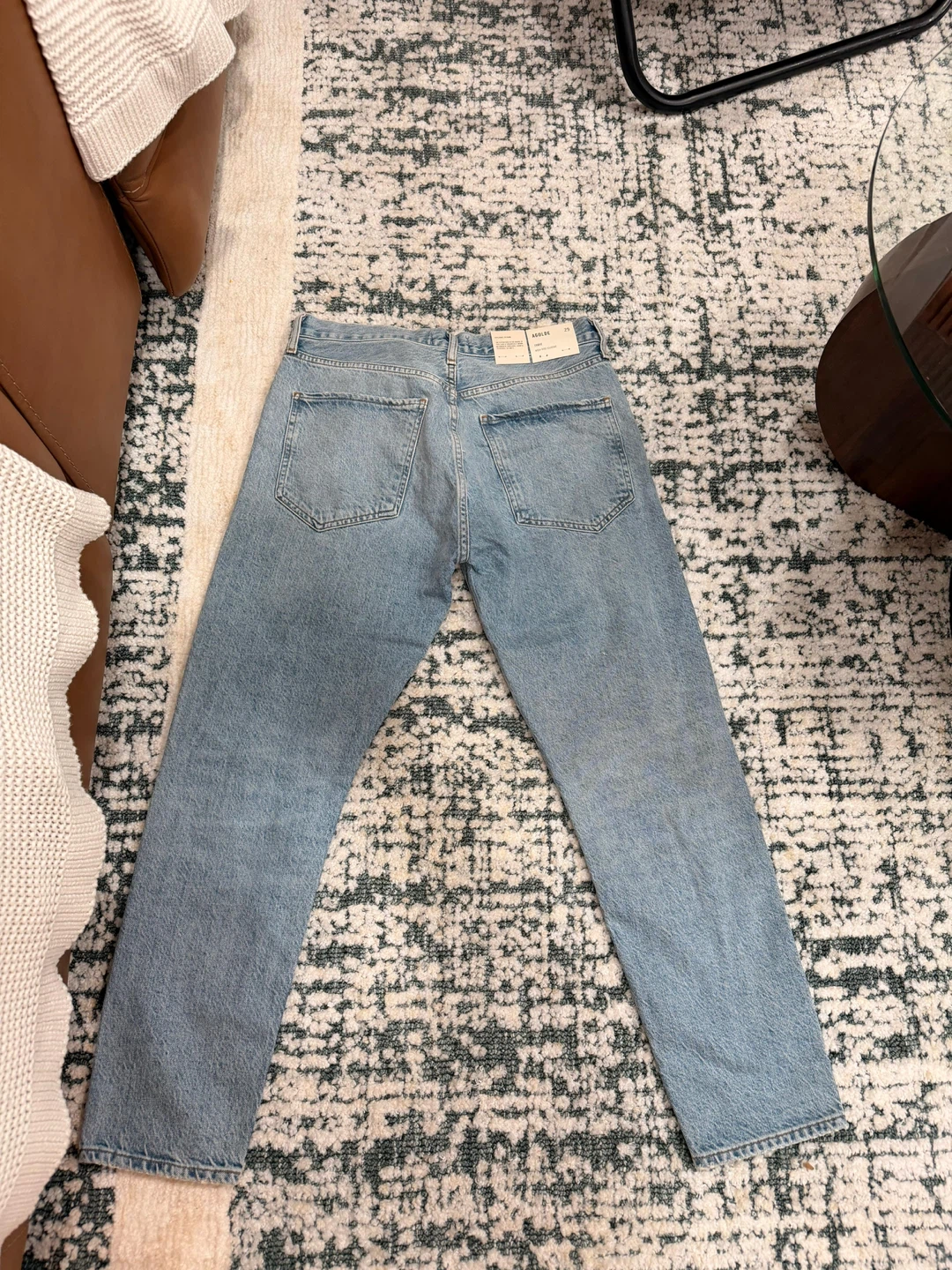 AGOLDE Riley High Rise Straight Jeans