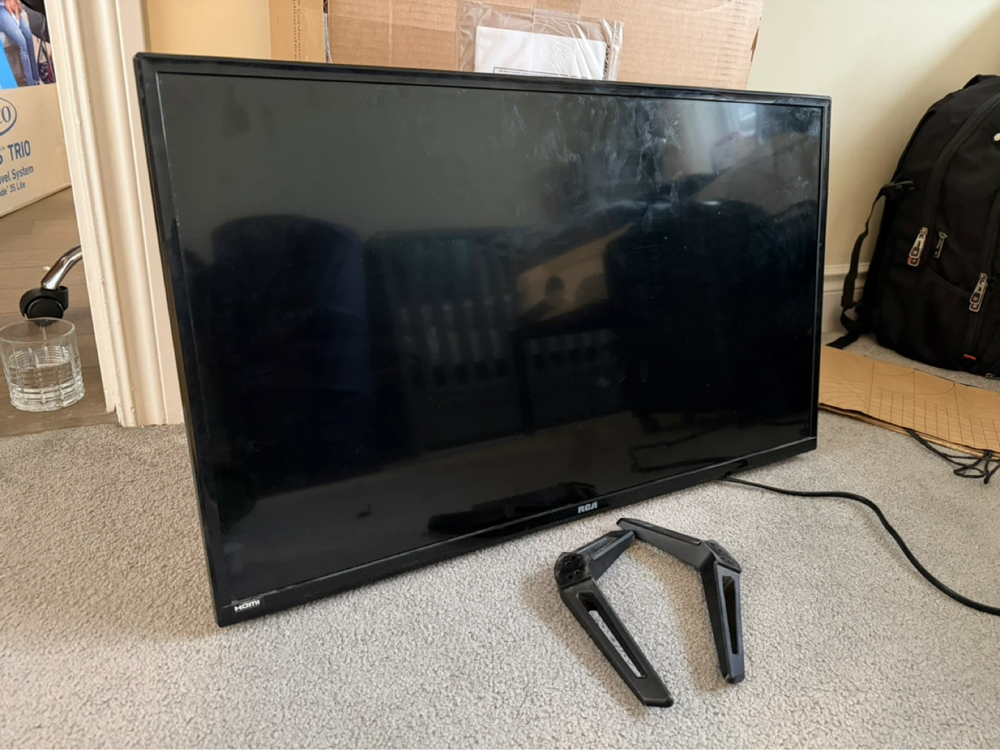 RCA Black Flat Screen TV