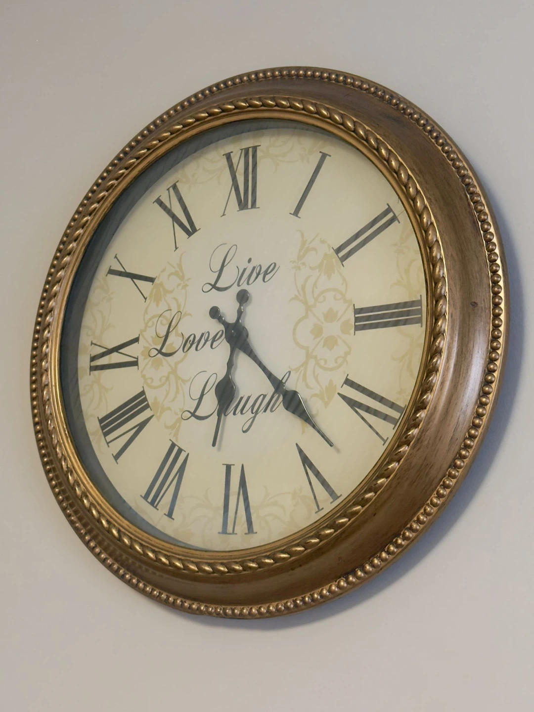Decorative Wall Clock - Live Love Laugh