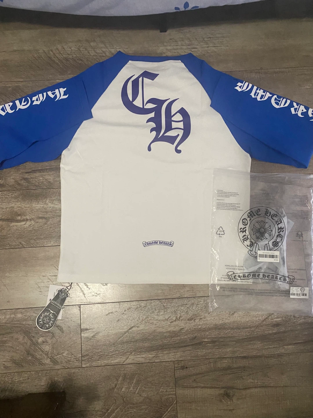 Chrome Hearts Long Sleeve Baseball T-Shirt - photo 2