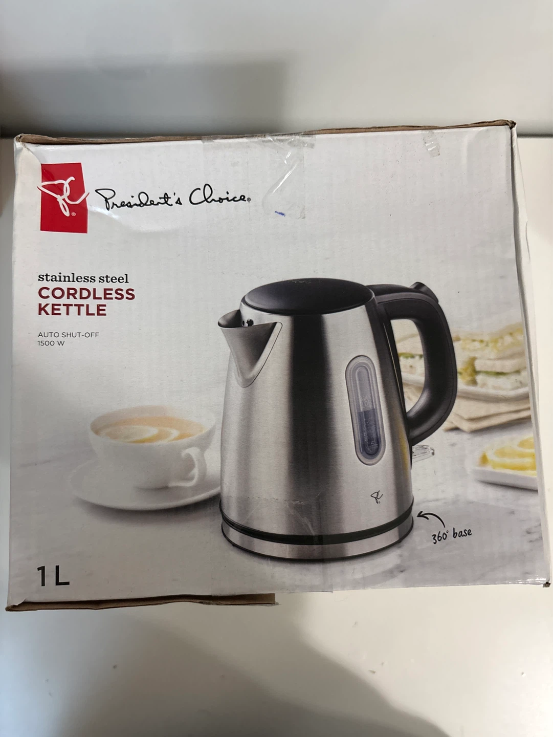 PC Stainless Steel Cordless Kettle 1L - photo 2