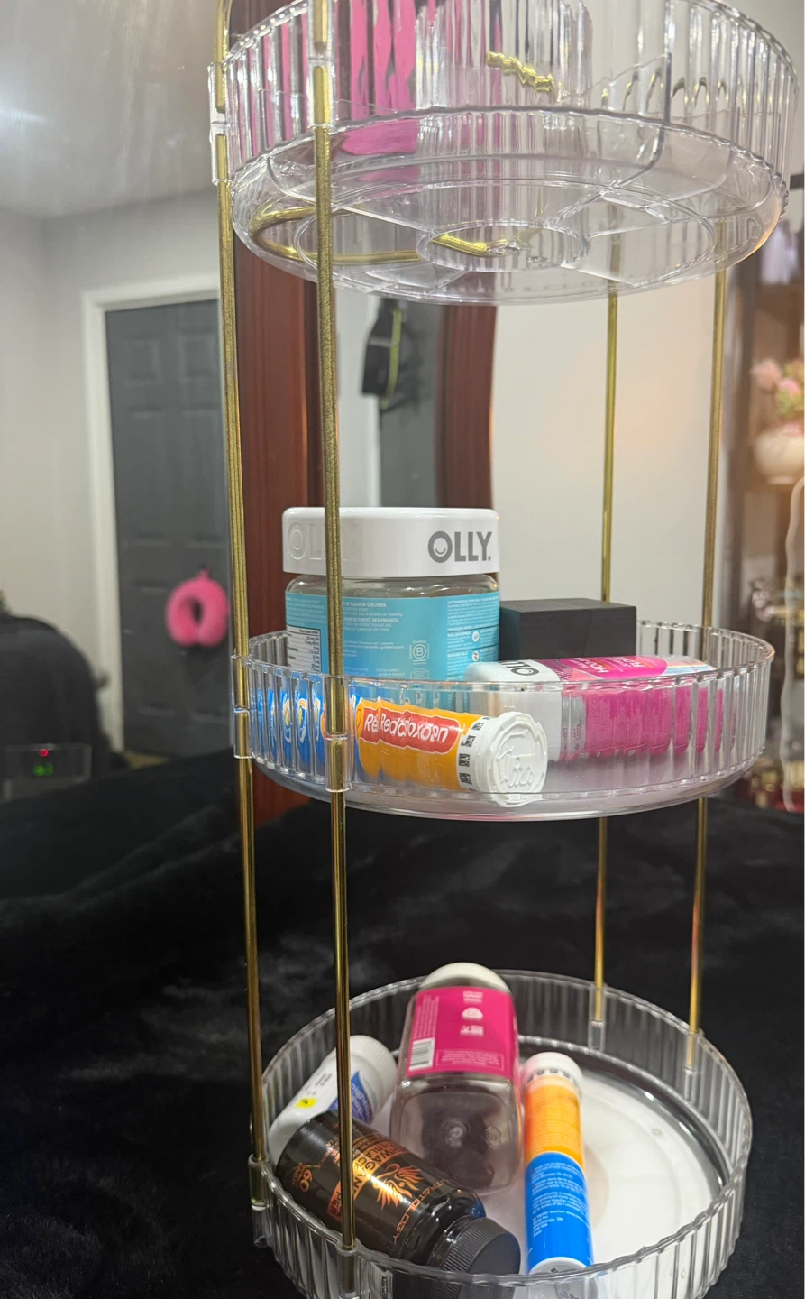 3-Tier Clear Acrylic Organizer Stand