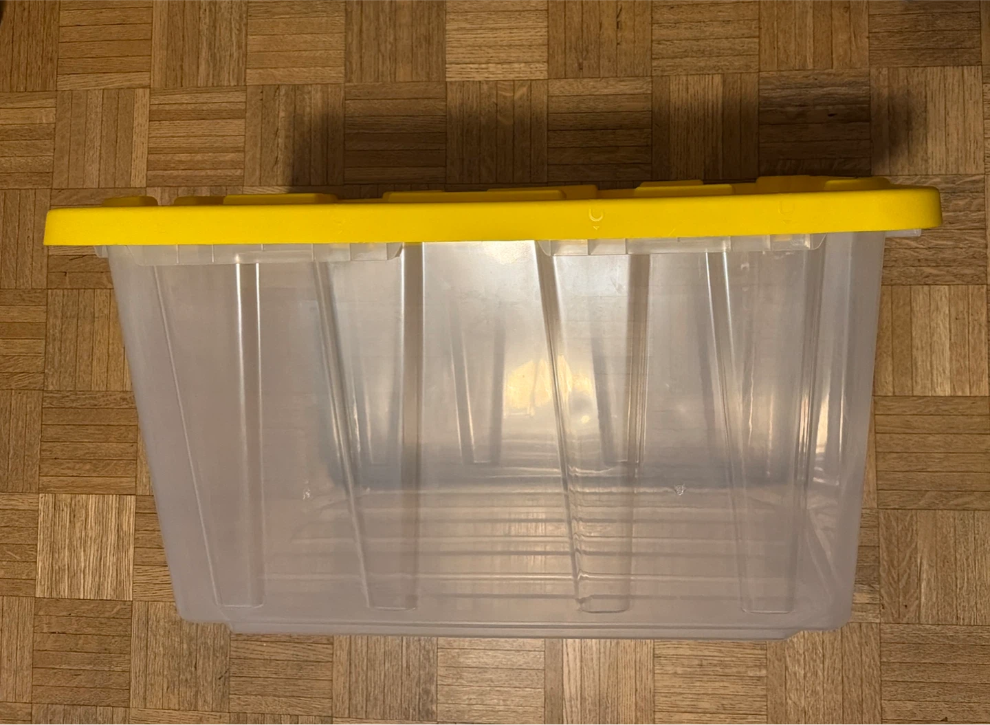 HDX Heavy Duty 27-Gallon Storage Clear Tote 🌱 - photo 3