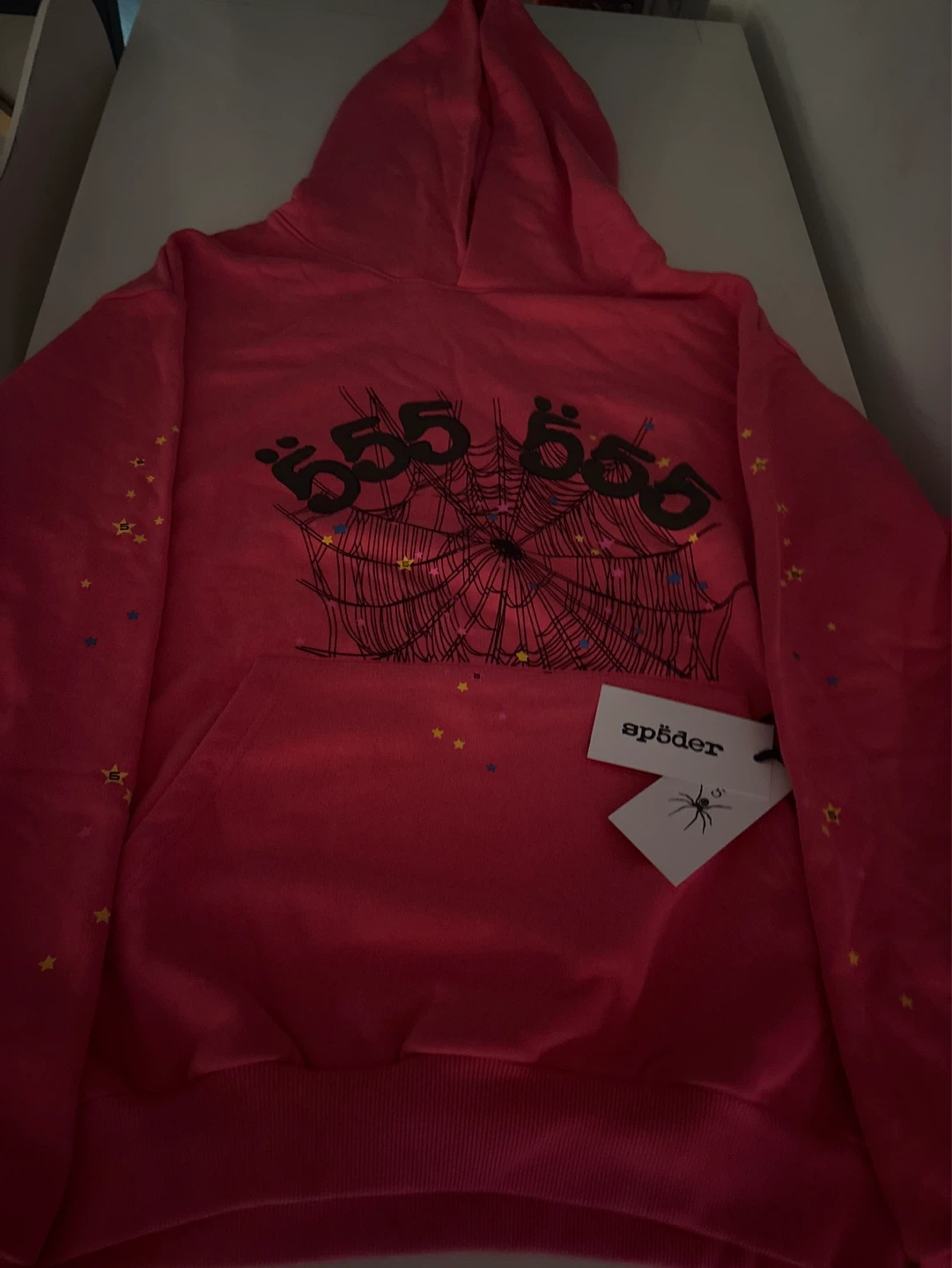 Sp5der Pink Hoodie
