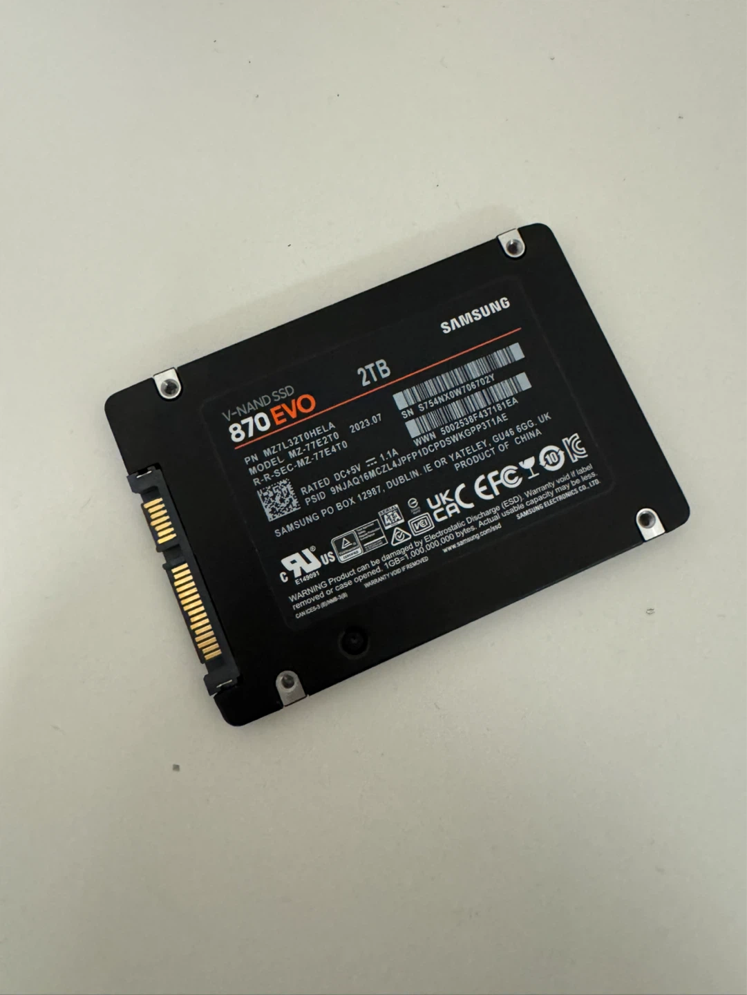 Samsung 2TB 870 EVO SSD - photo 2
