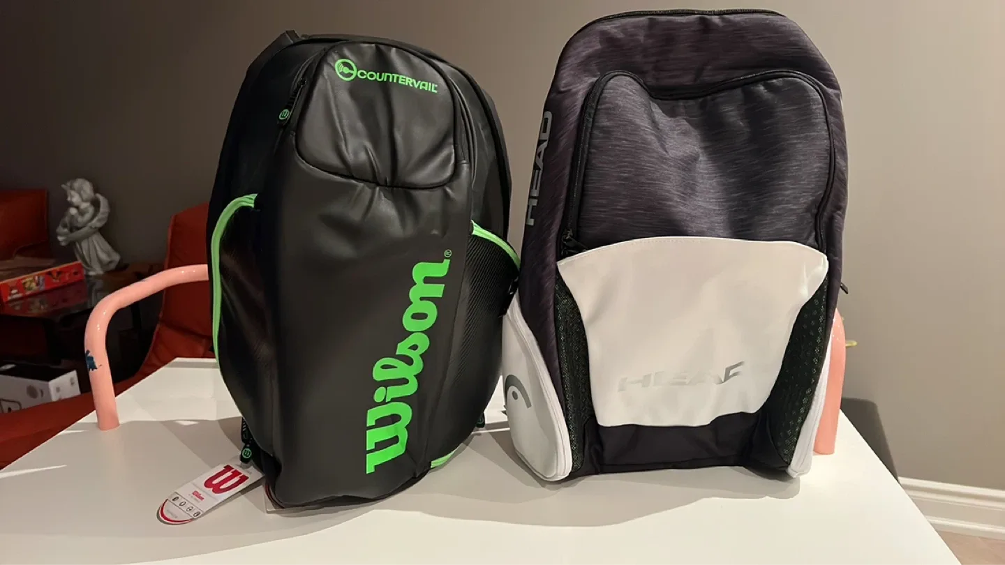 Wilson Countervail Backpack and HEAD Backpack