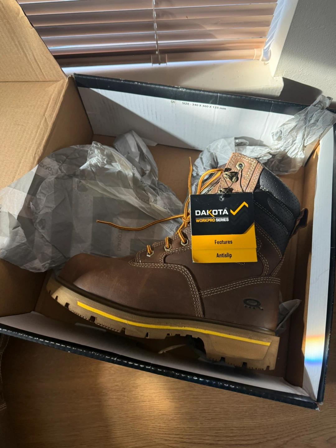 Dakota Workpro Series Brown Leather Work Boots - photo 2