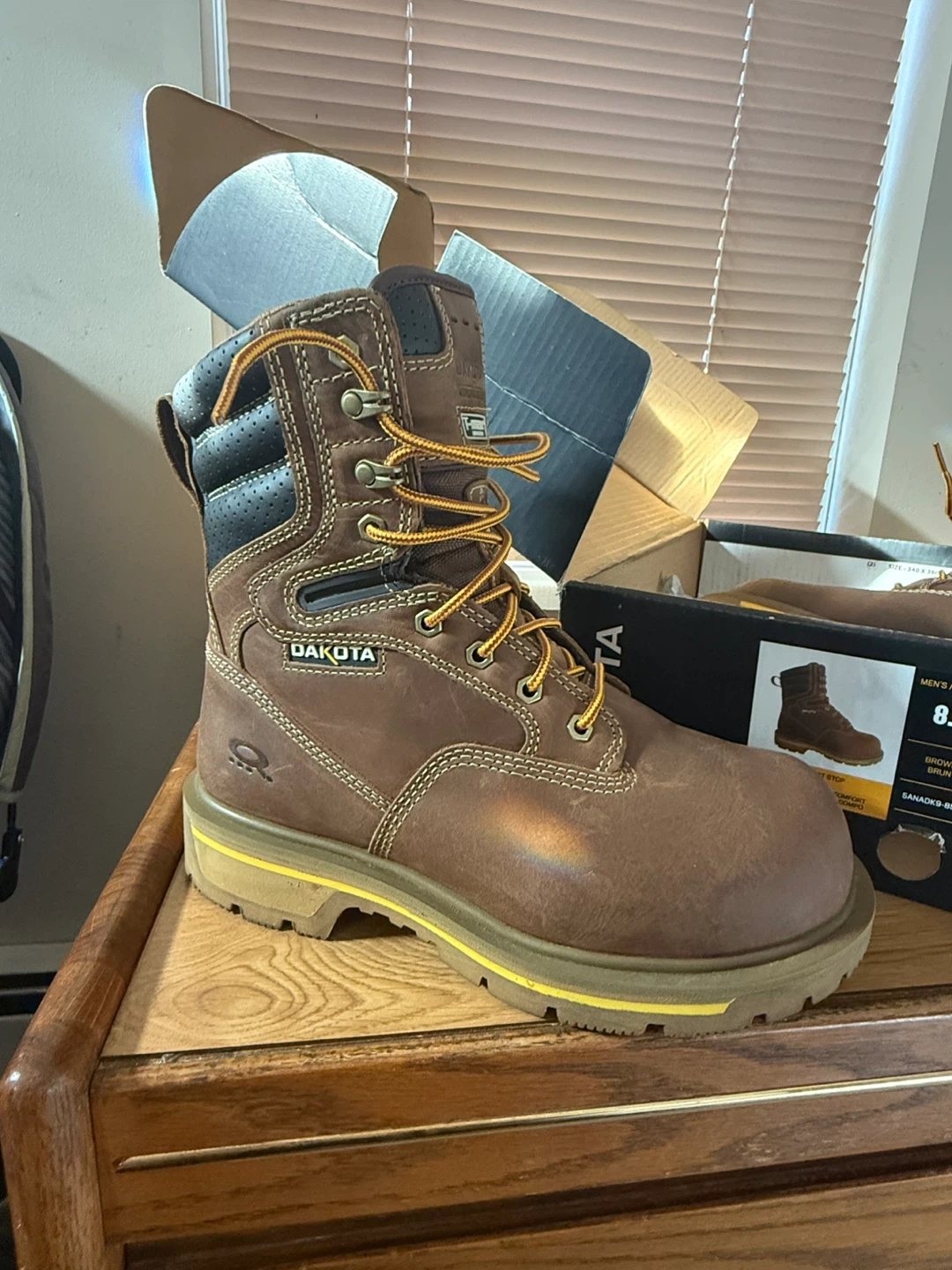 Dakota Workpro Series Brown Leather Work Boots - photo 3
