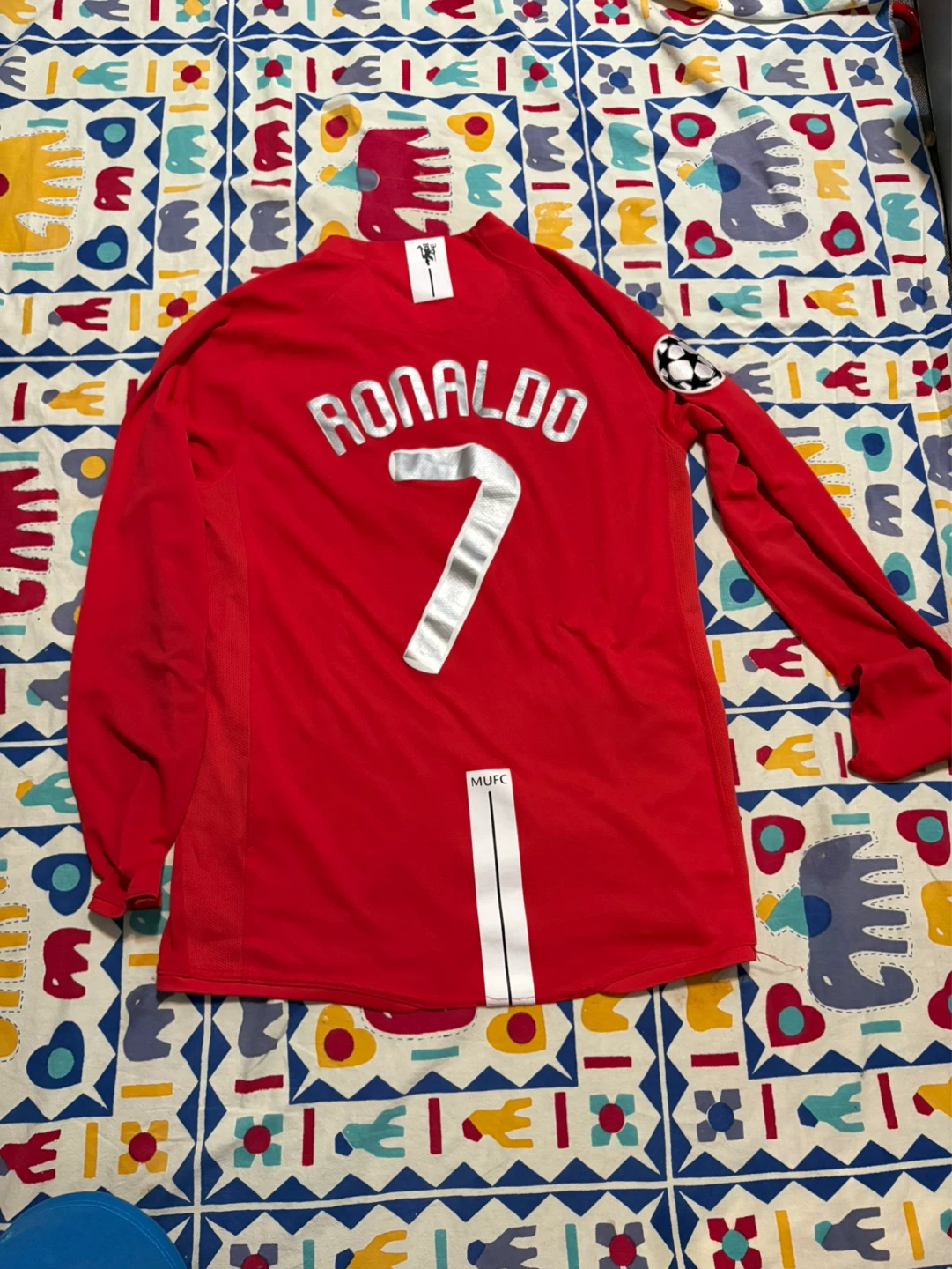Manchester United Ronaldo 7 Long Sleeve Football Jersey - photo 2