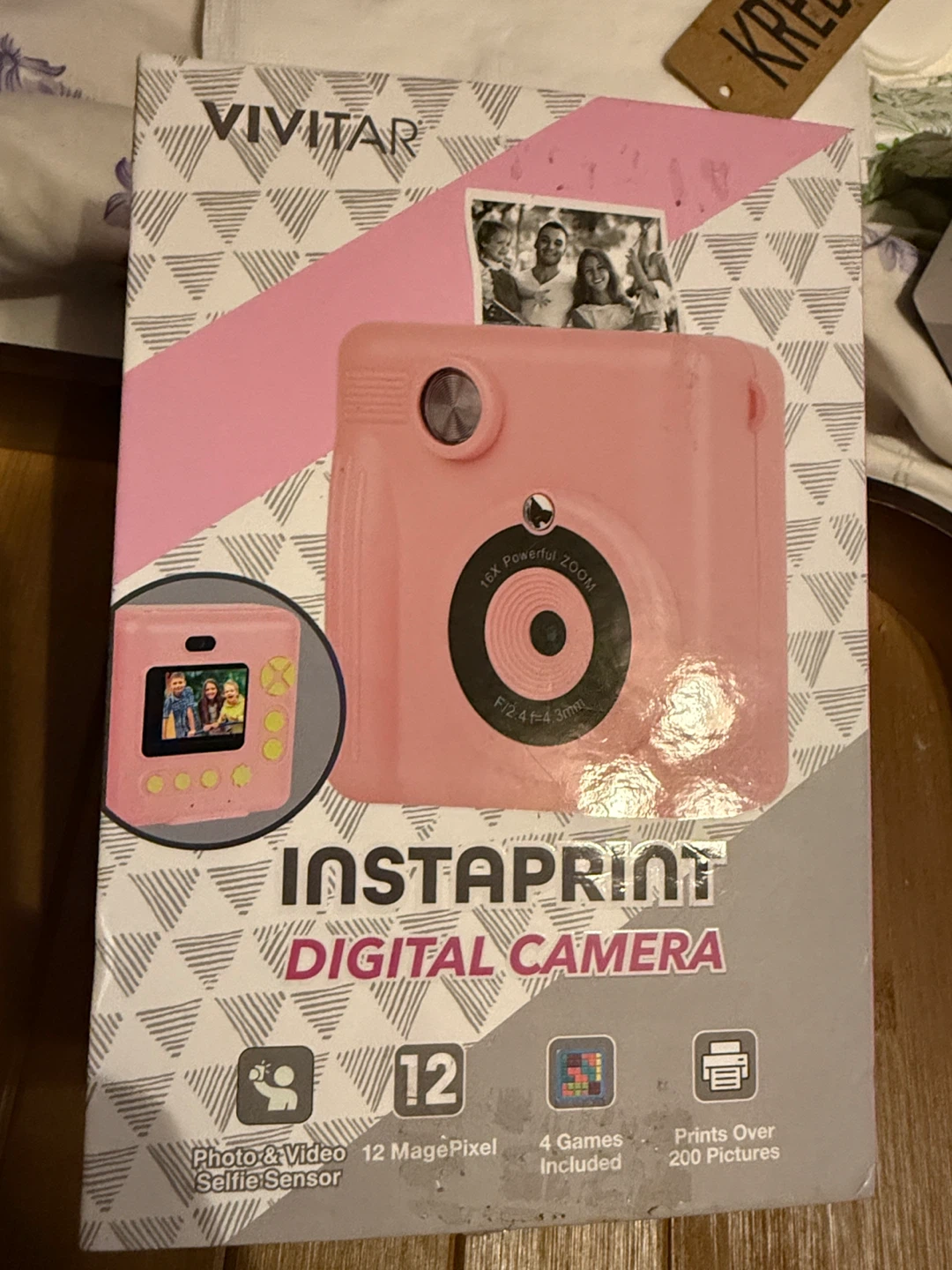 “””SOLD””” Vivitar Instaprint Digital Camera - Pink