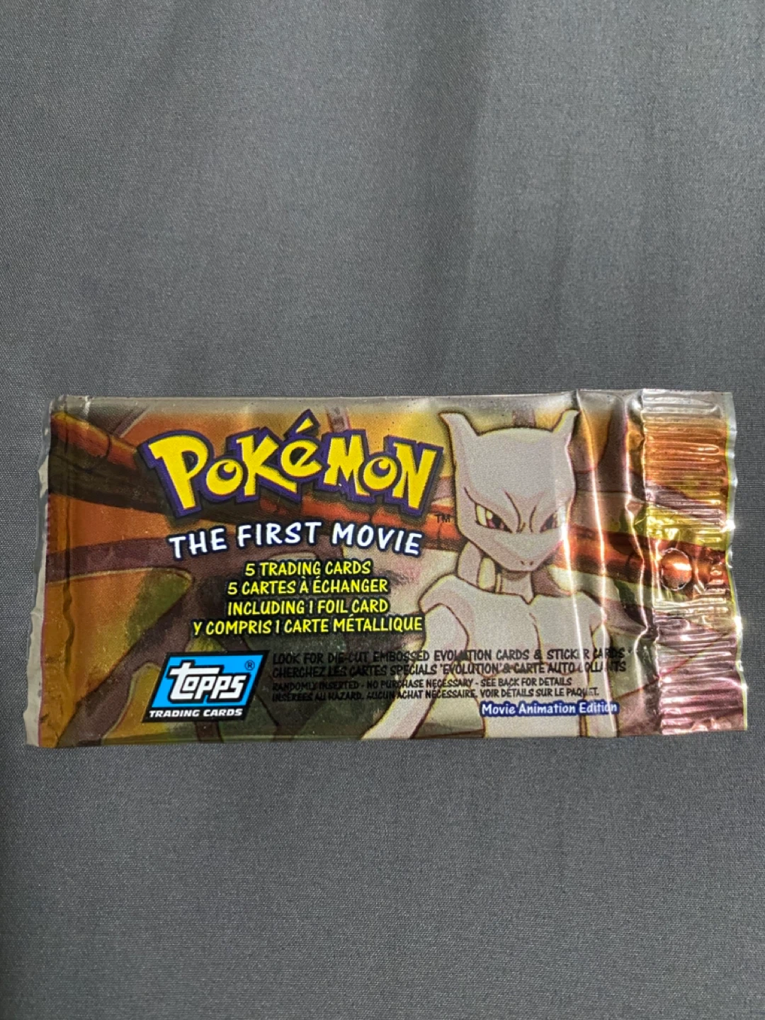 Unopened Pokémon The First Movie Trading Card Packs ***