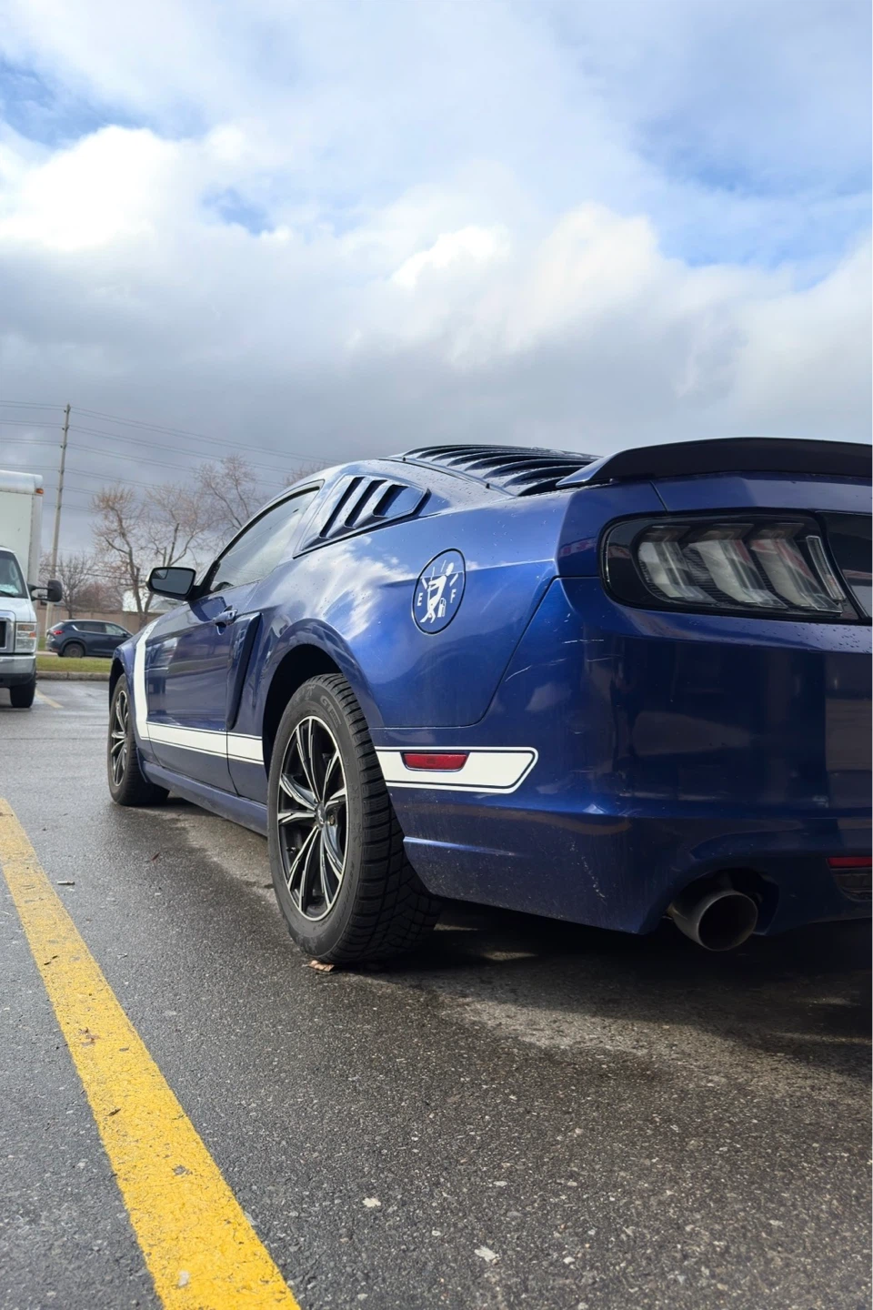 Blue Ford Mustang Coupe - photo 3
