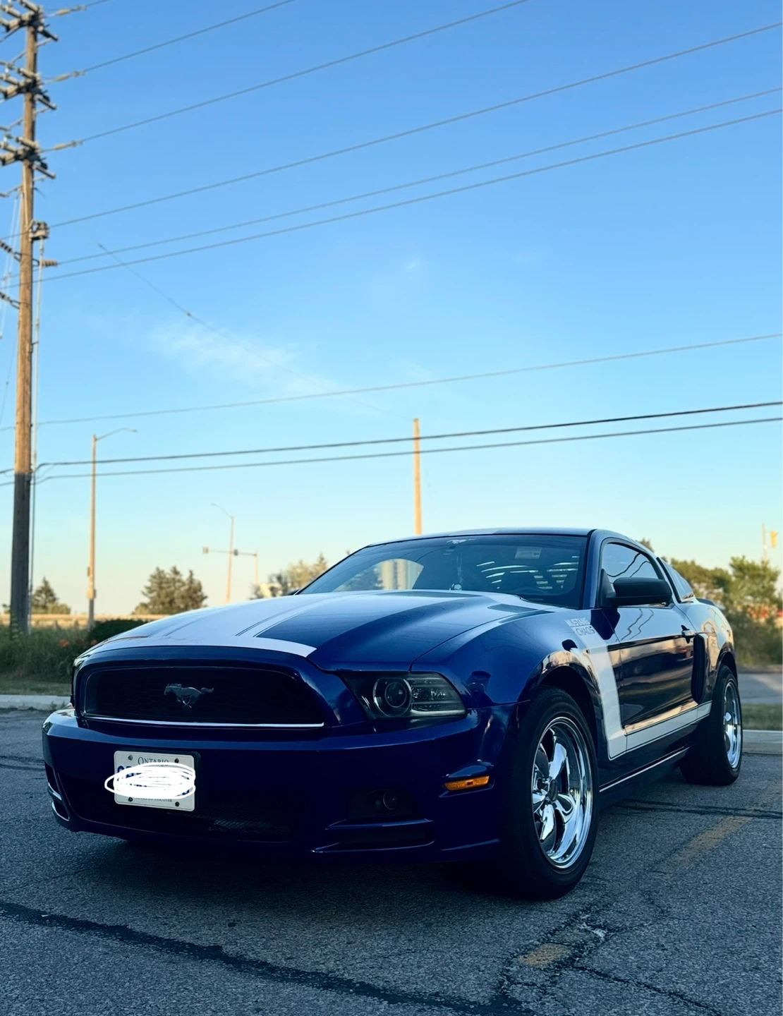 Blue Ford Mustang Coupe - photo 2