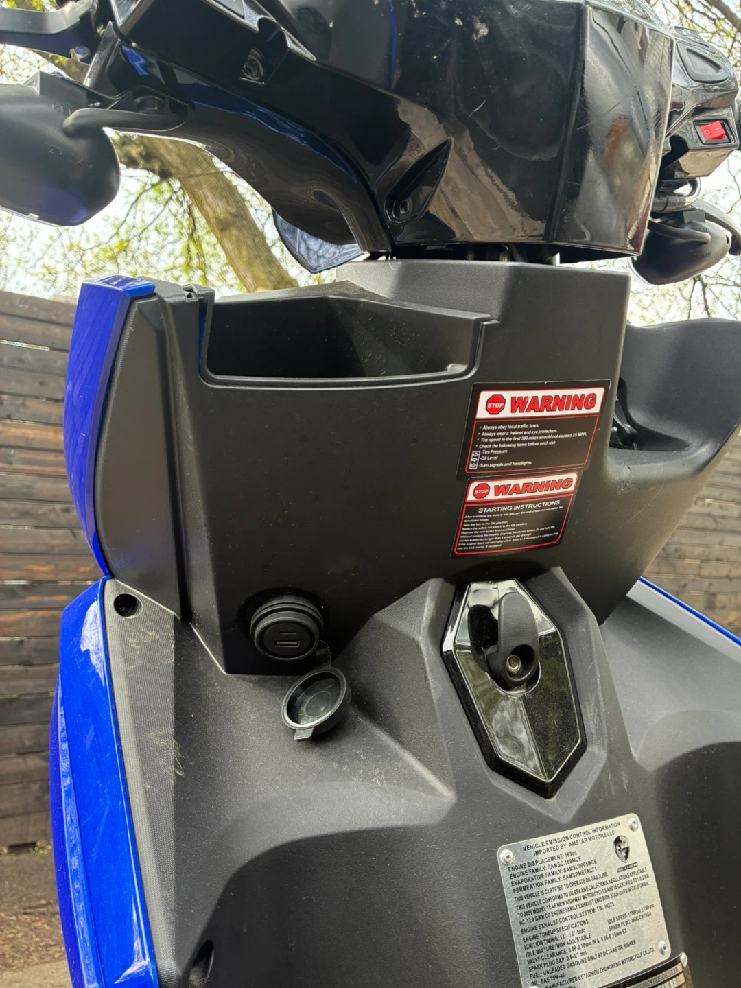 Saipan V11 200 Scooter - Blue