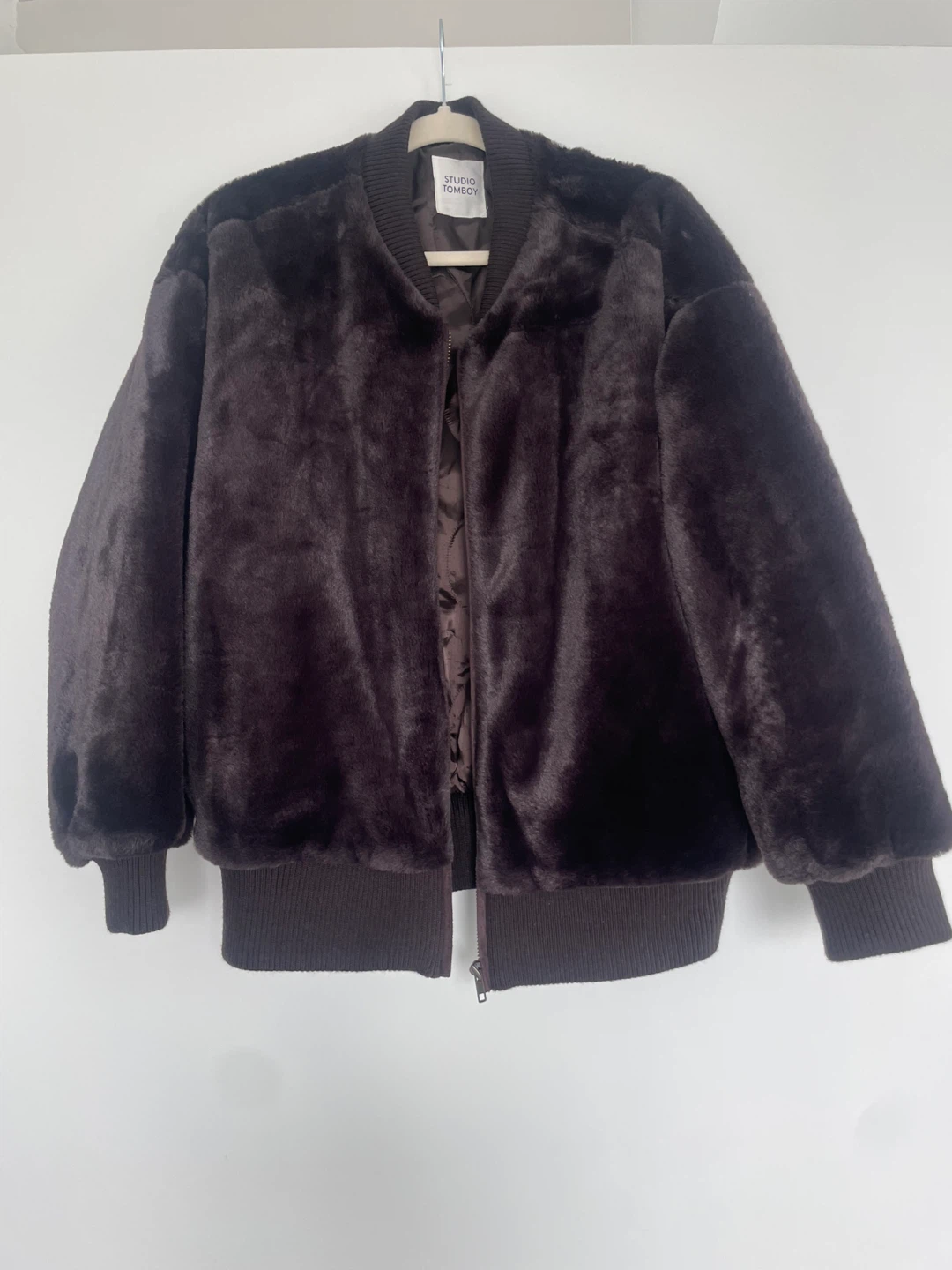 Faux Fur Bomber Jacket - photo 2