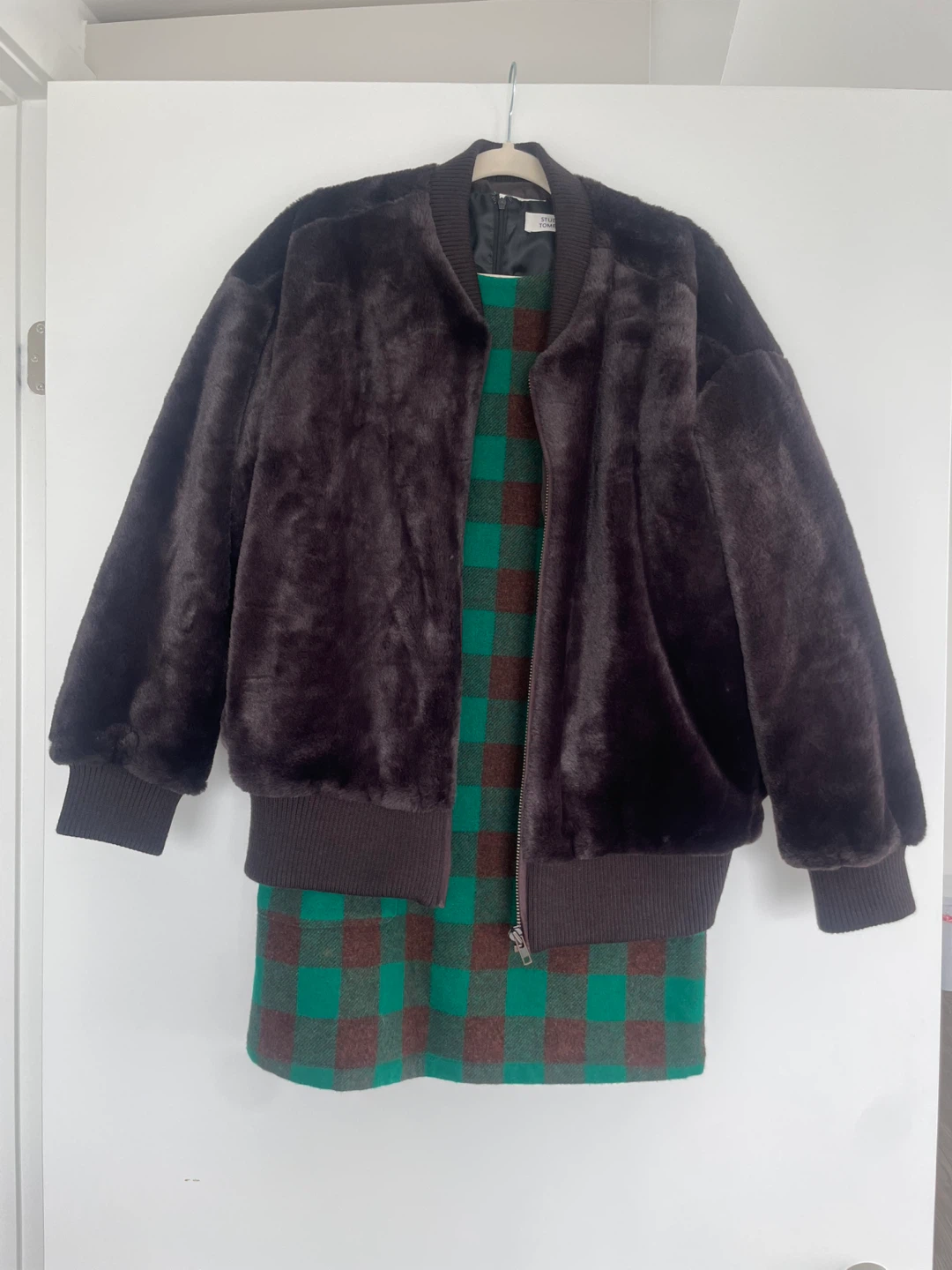 Faux Fur Bomber Jacket