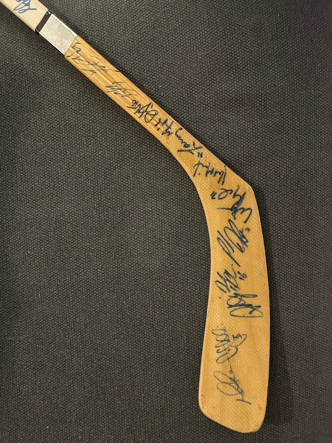 Toronto Maple Leafs autograph hockey stick.