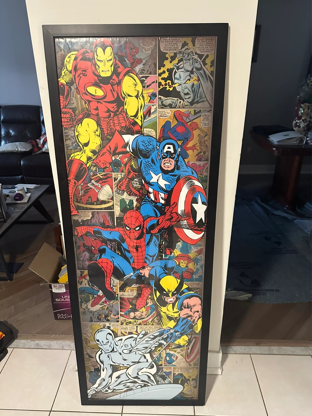 Framed Marvel Poster Art