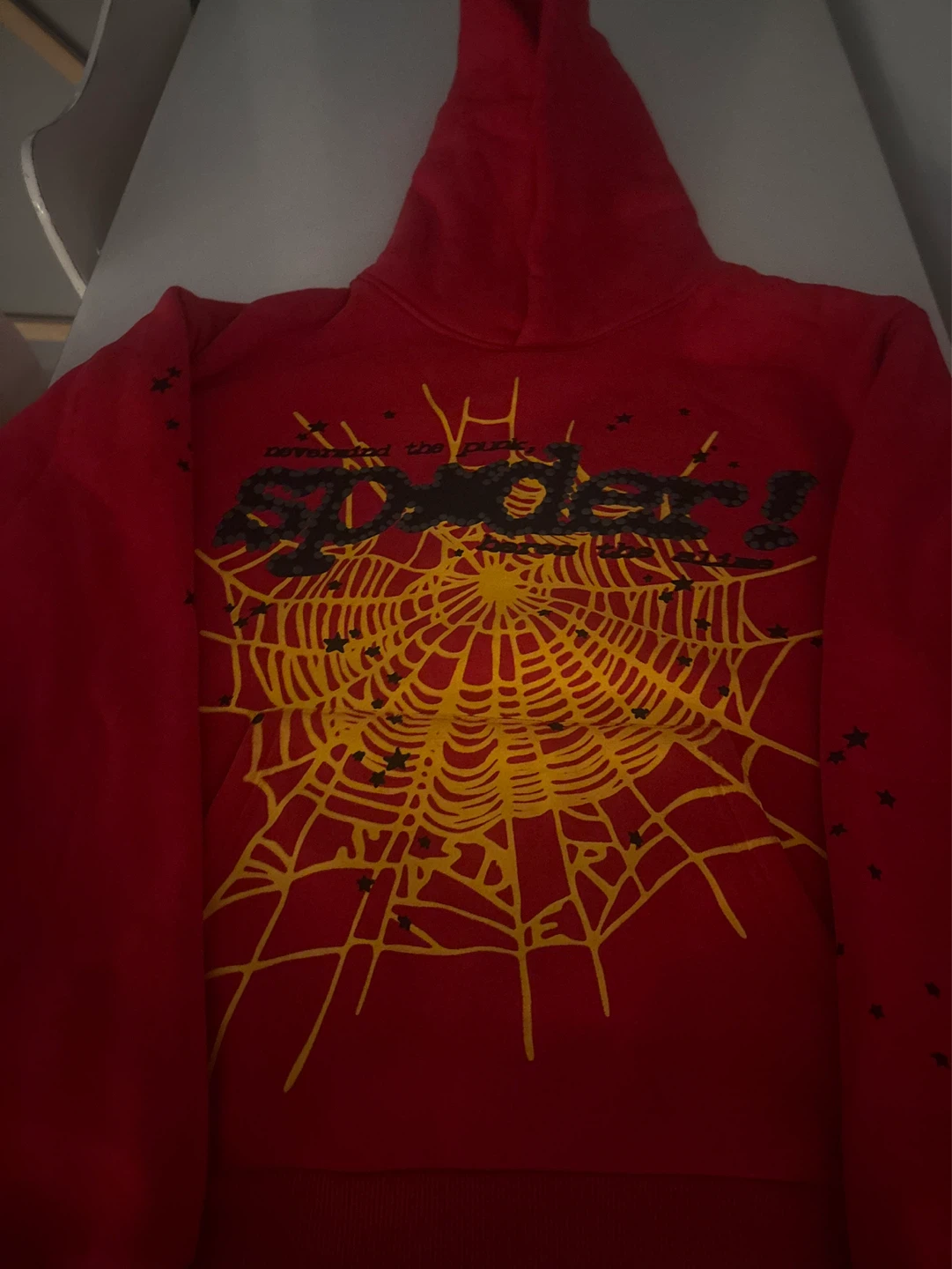 Spider Worldwide Hoodie Red Size S