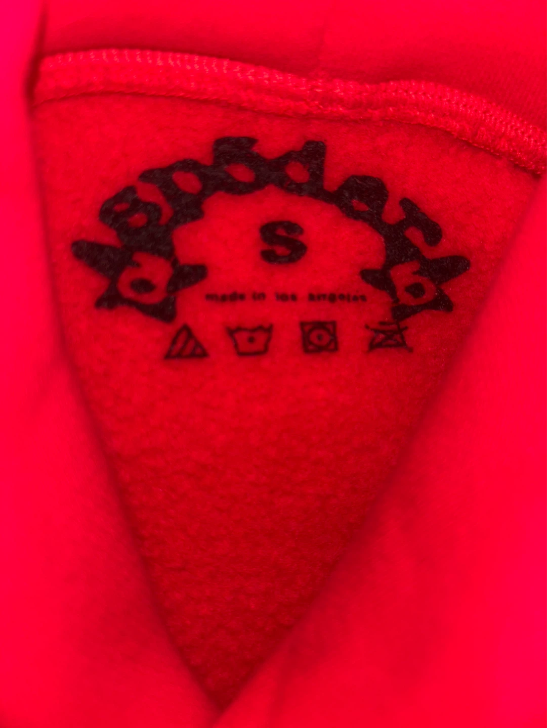 Spider Worldwide Hoodie Red Size S - photo 2