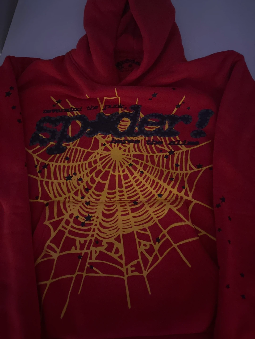 Spiderworldwide Red Hoodie authentic