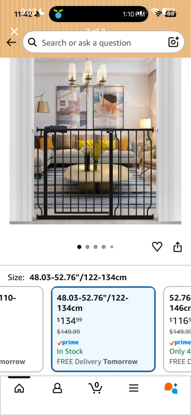 NEW Safety Gate - Black ( pressure mounted) - photo 5