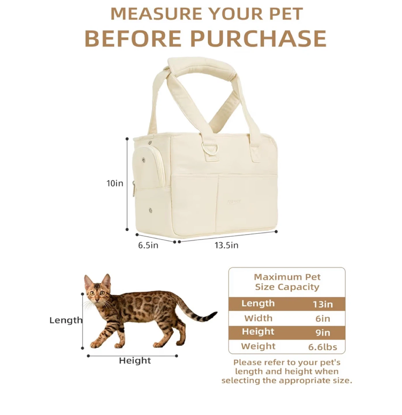 Pet purse crossbody carrier bag dogs & cats 🌱 - photo 5