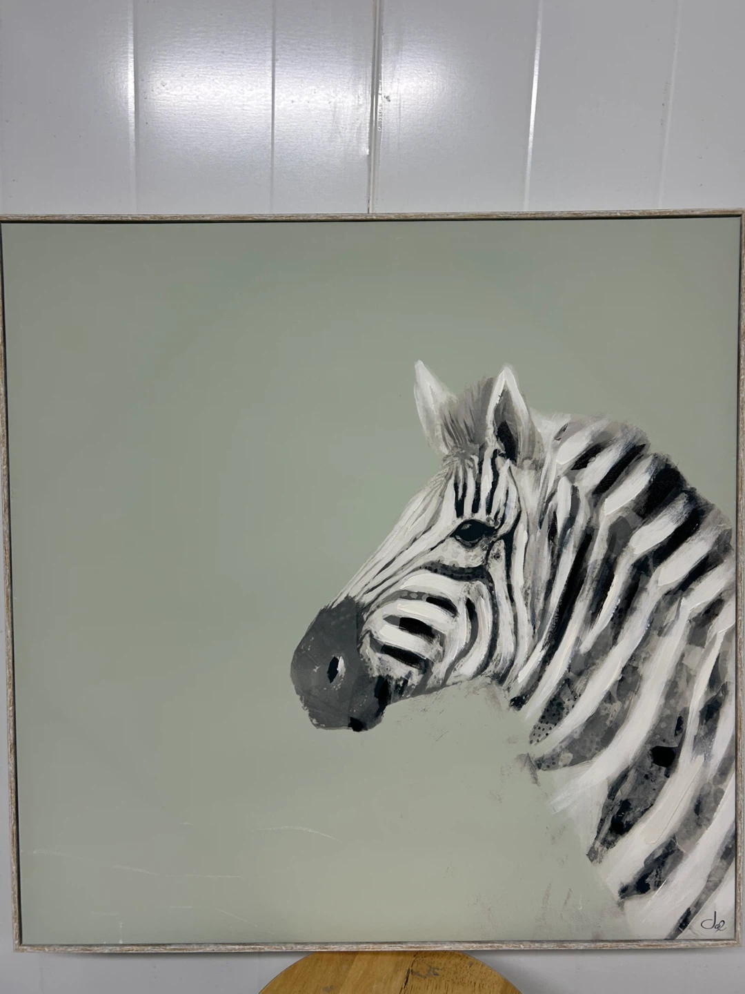 Framed Zebra Wall Art