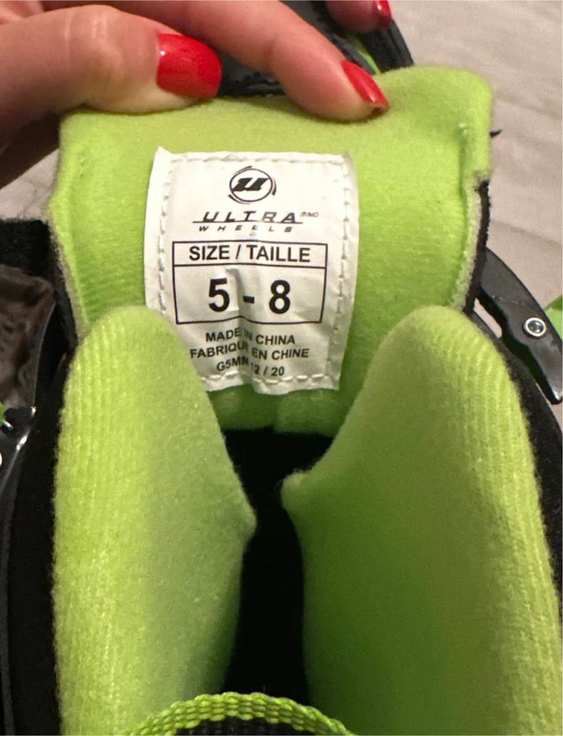 Ultra Wheels Inline Skates for kids - Black & Green - photo 4