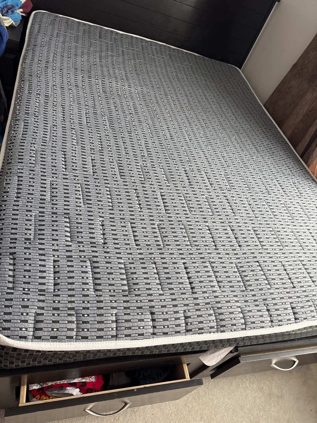 Grey Queen Mattress