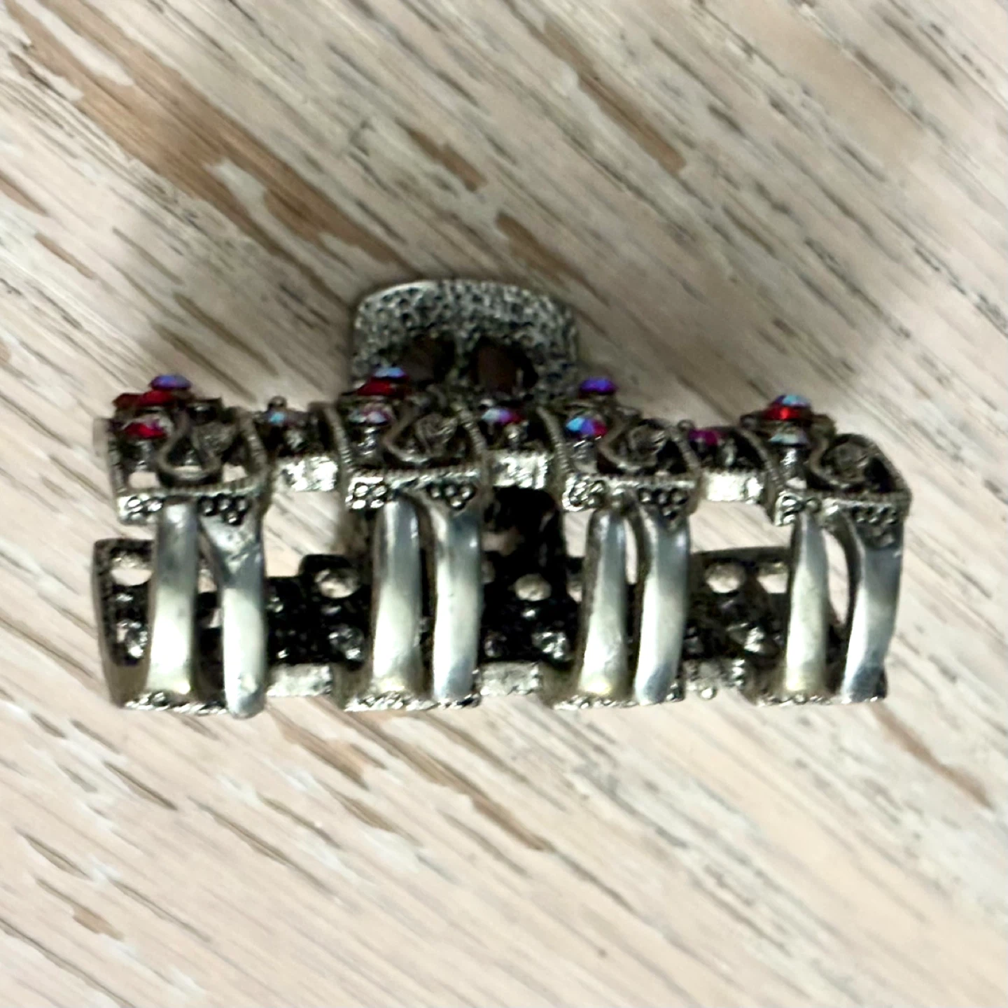 🌱 Decorative Hair Claw Clips with Rhinestones - photo 4