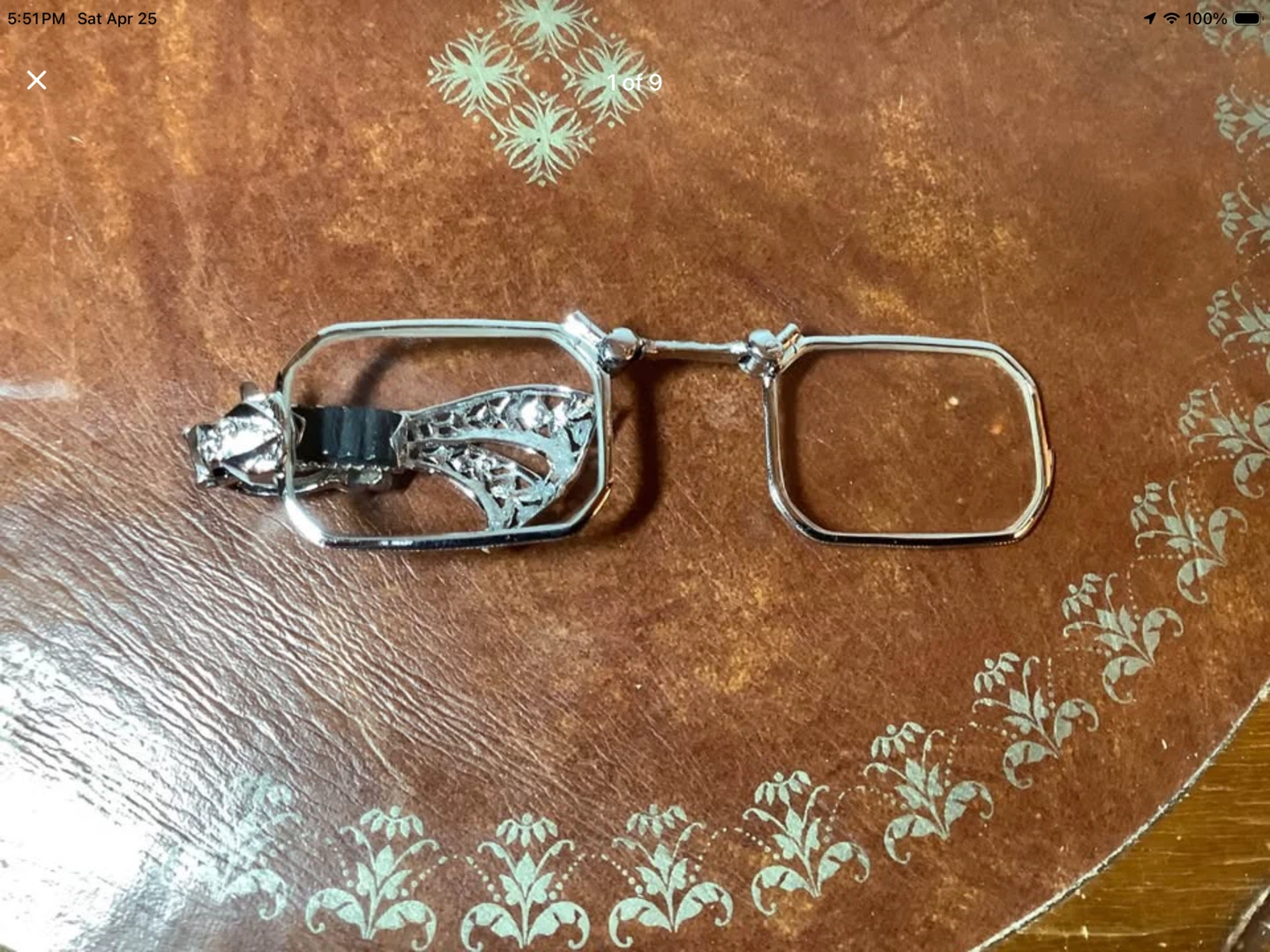 Victorian Lorgnette Opera Glasses w Marcasite Gems 🐞